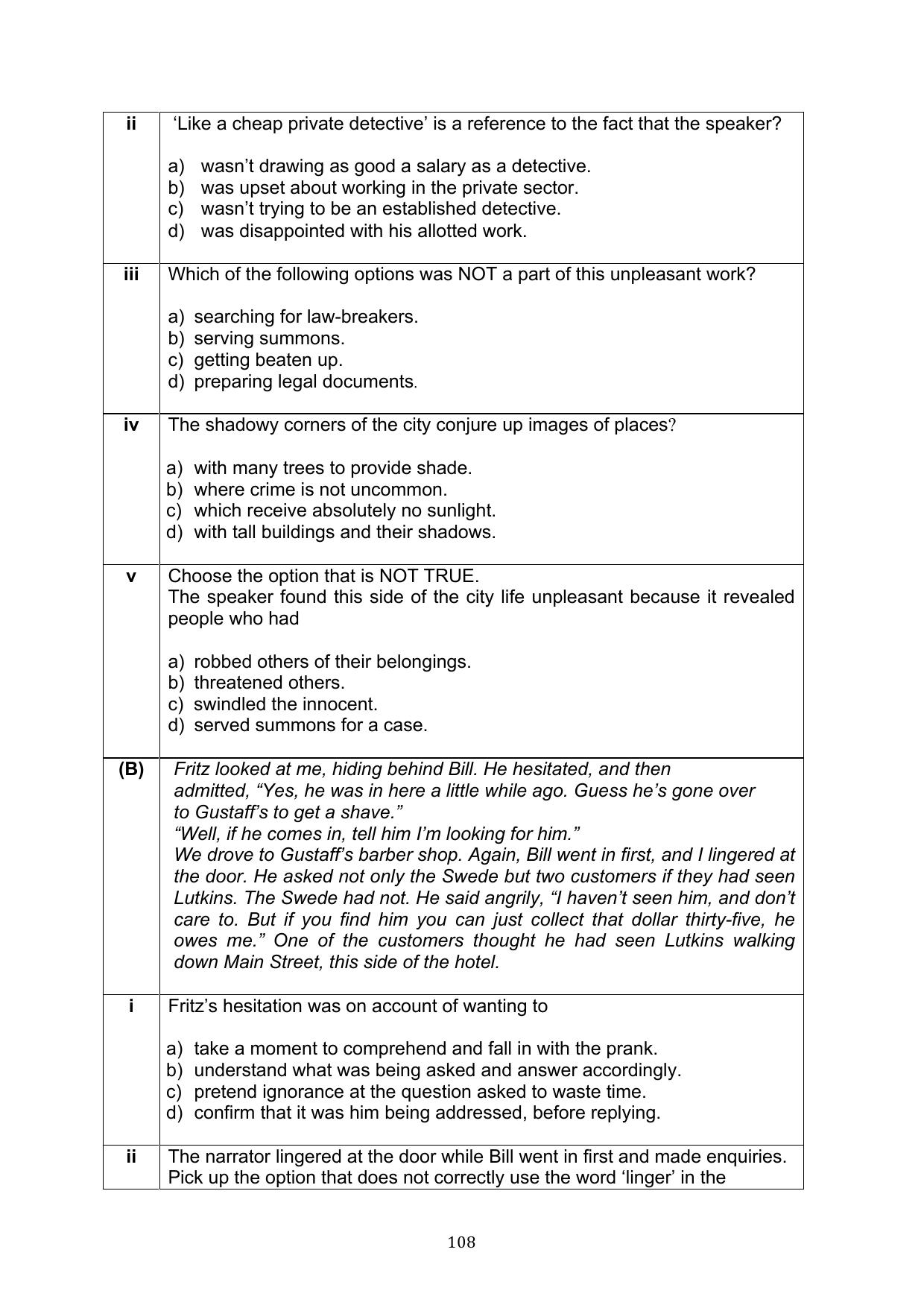 CBSE Class 10 English Question Bank - Page 145