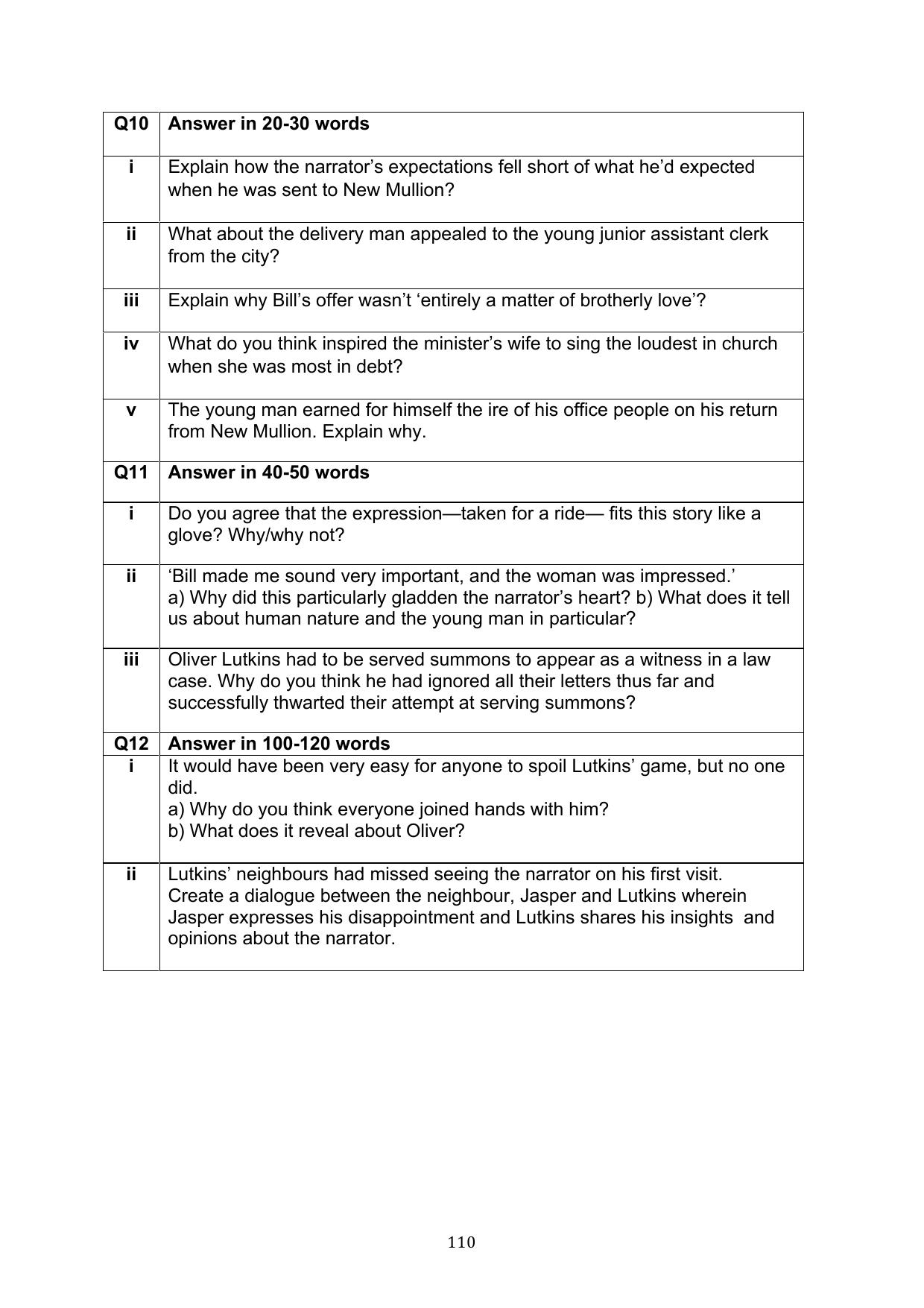 CBSE Class 10 English Question Bank - Page 147