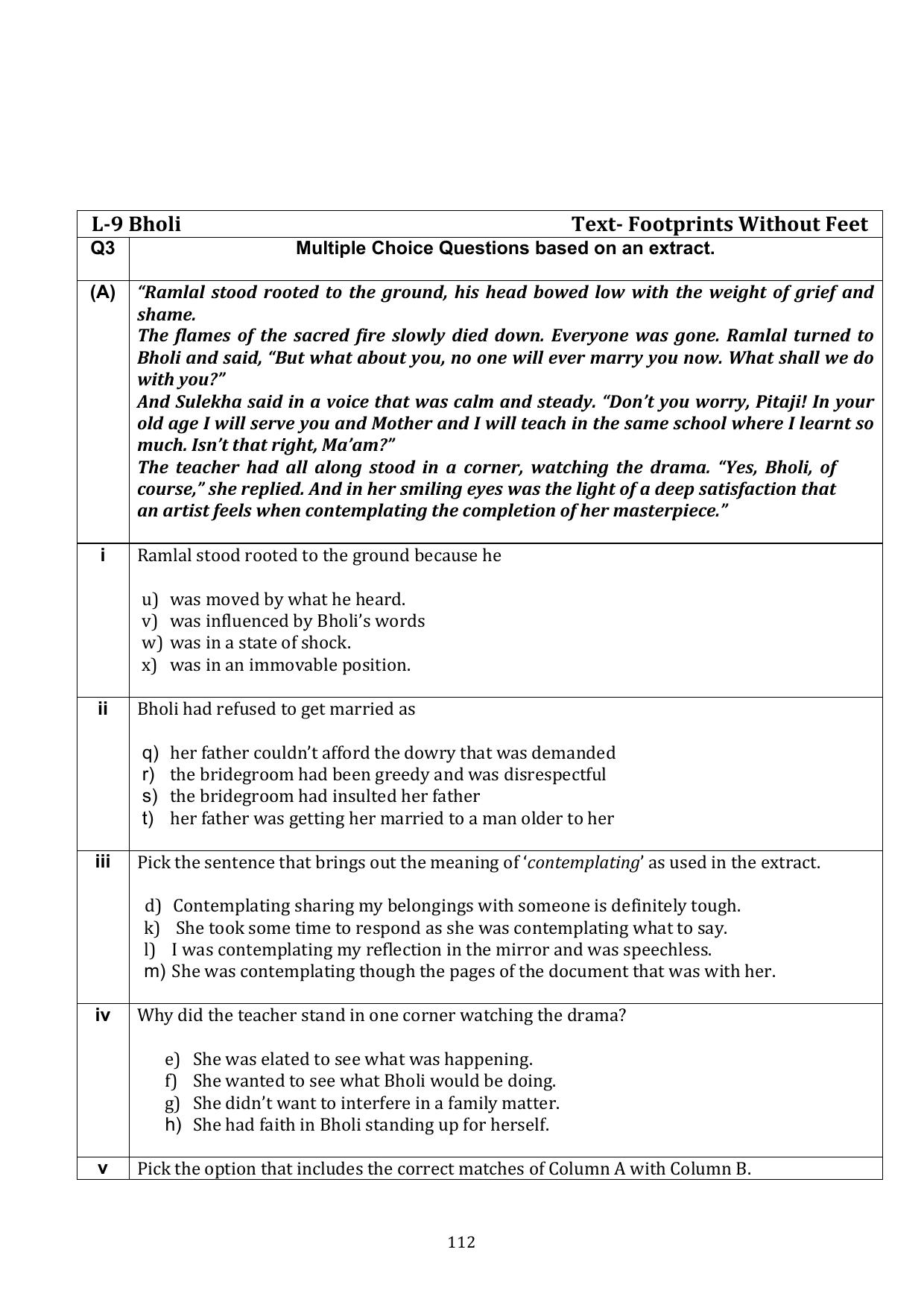 CBSE Class 10 English Question Bank - Page 149