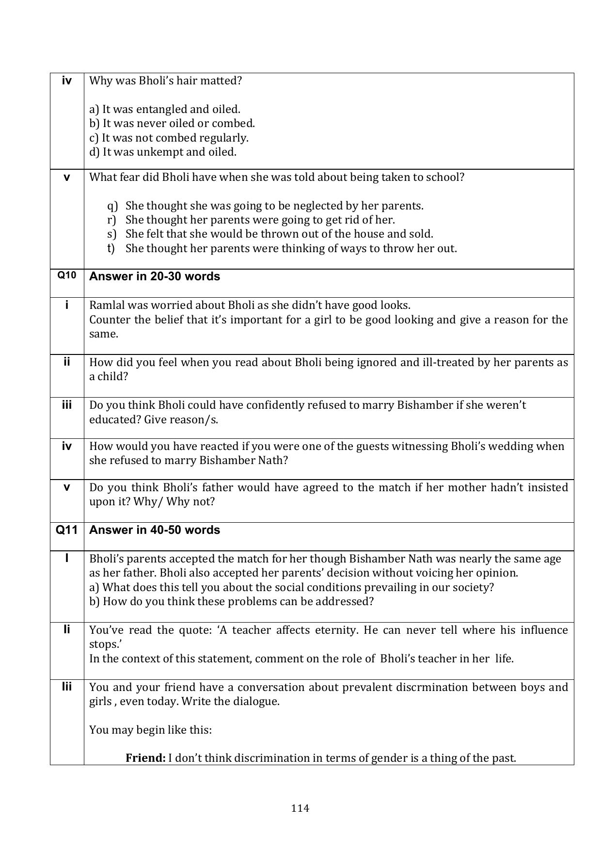 CBSE Class 10 English Question Bank - Page 151