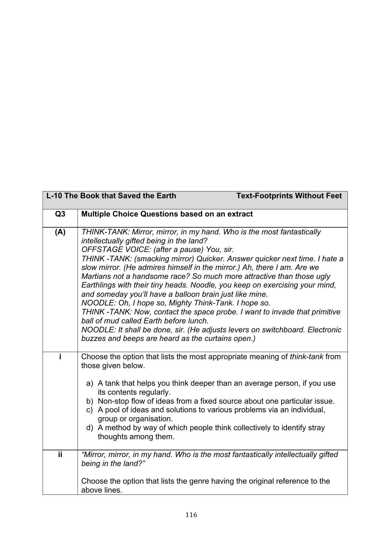 CBSE Class 10 English Question Bank - Page 153