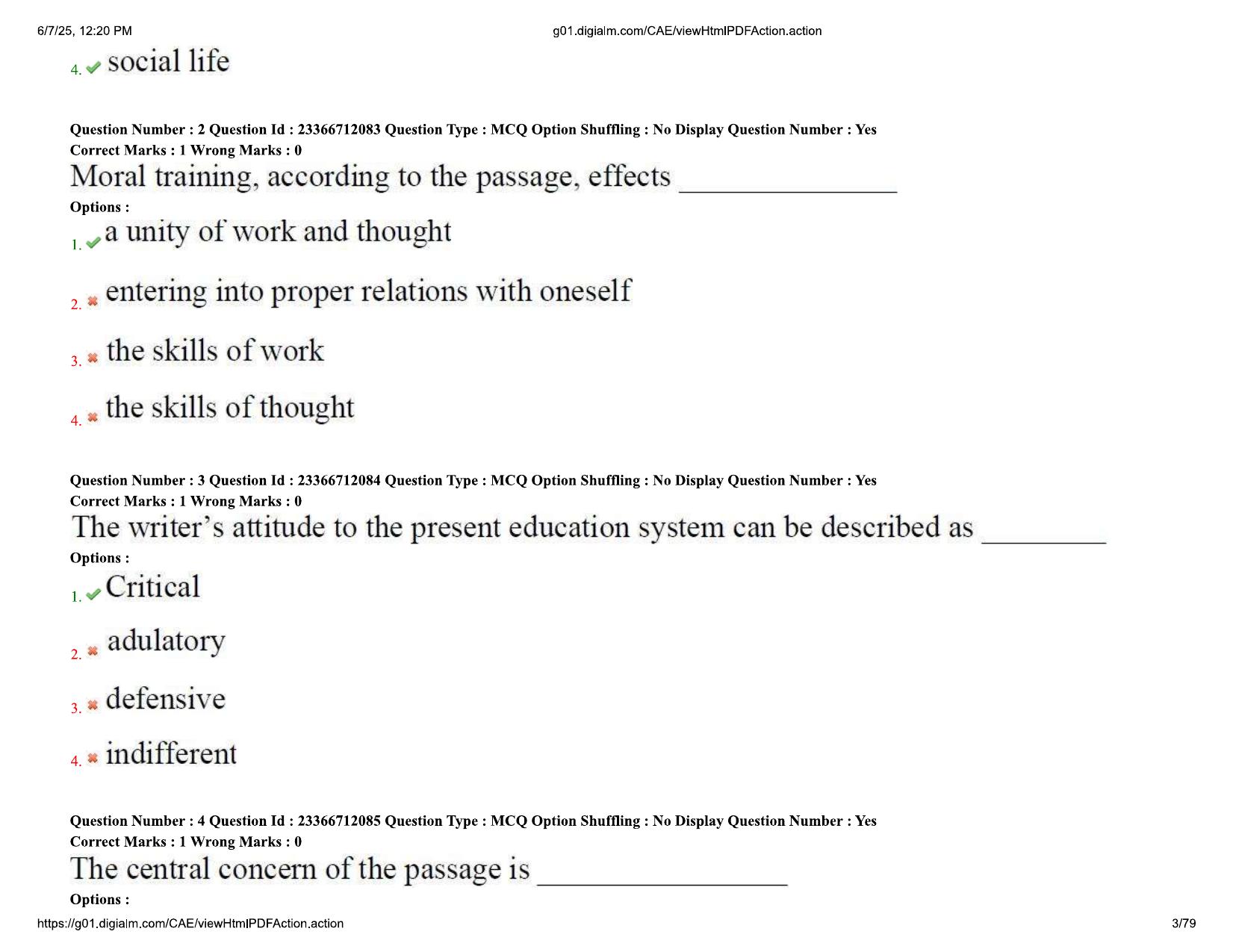 AP EDCET 2025 Social Studies Question Paper with Answer Key (English) - Page 3