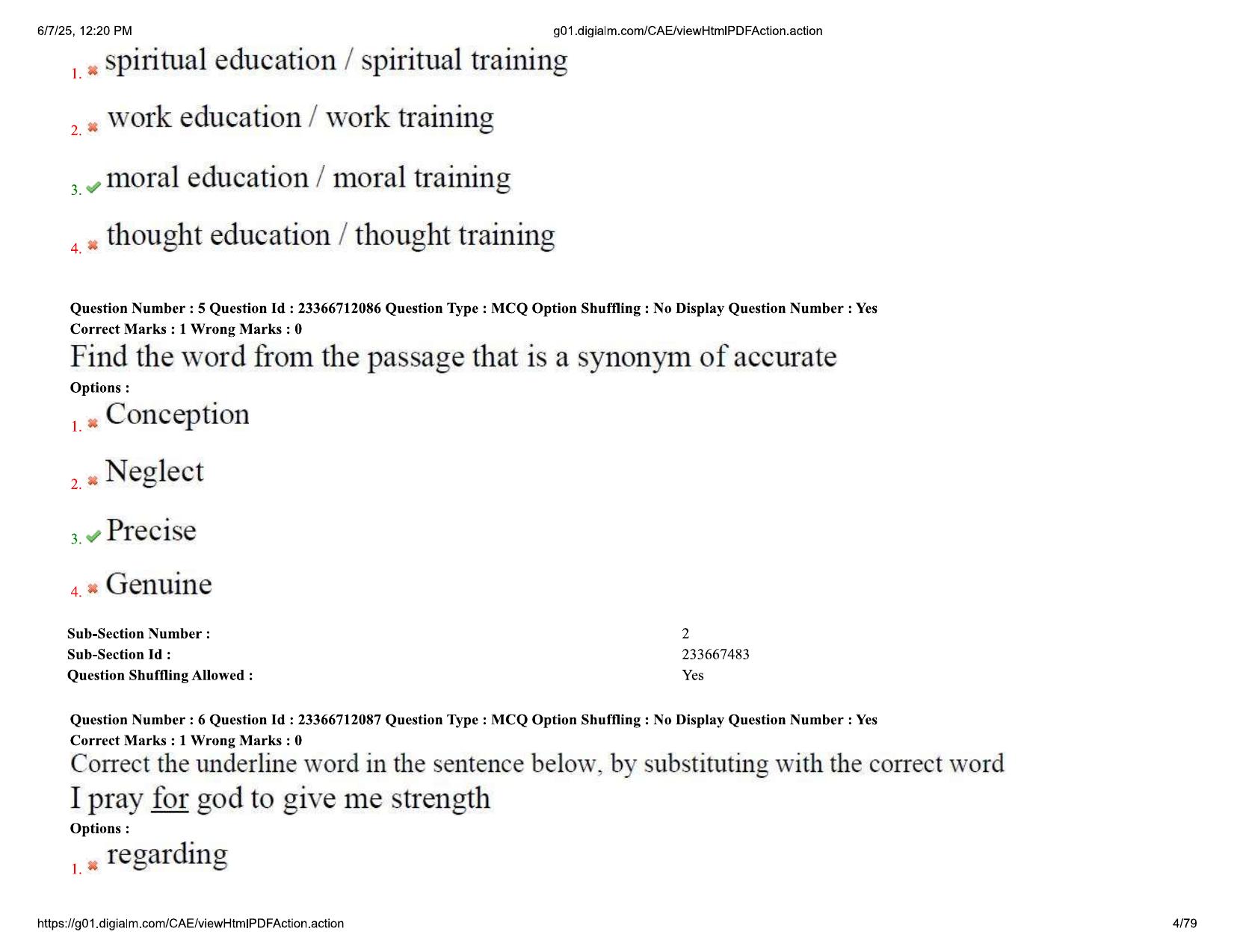 AP EDCET 2025 Social Studies Question Paper with Answer Key (English) - Page 4