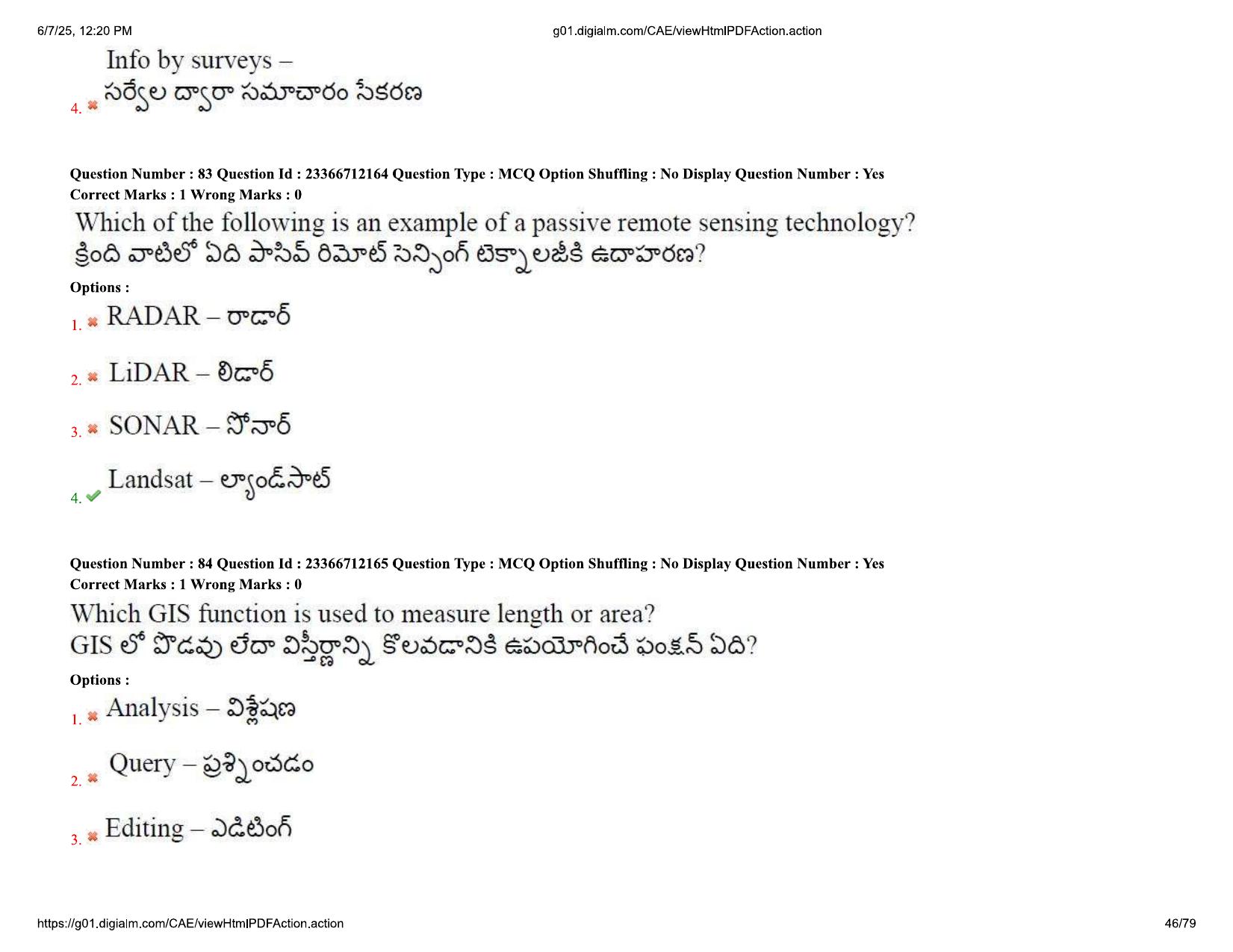 AP EDCET 2025 Social Studies Question Paper with Answer Key (English) - Page 46