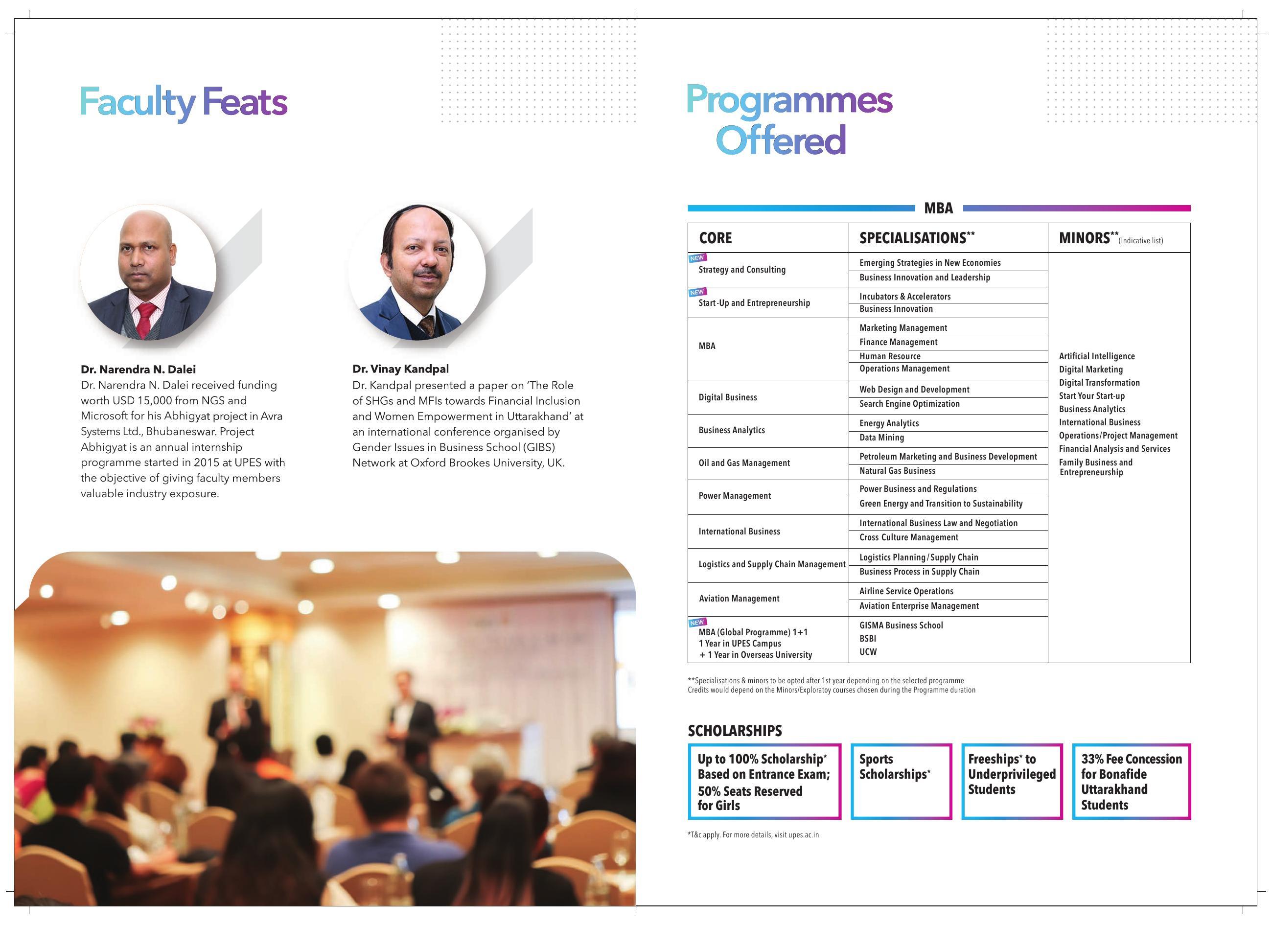 University of Petroleum and Energy Studies (UPES), Dehradun MBA Prospectus 2022 - Page 11