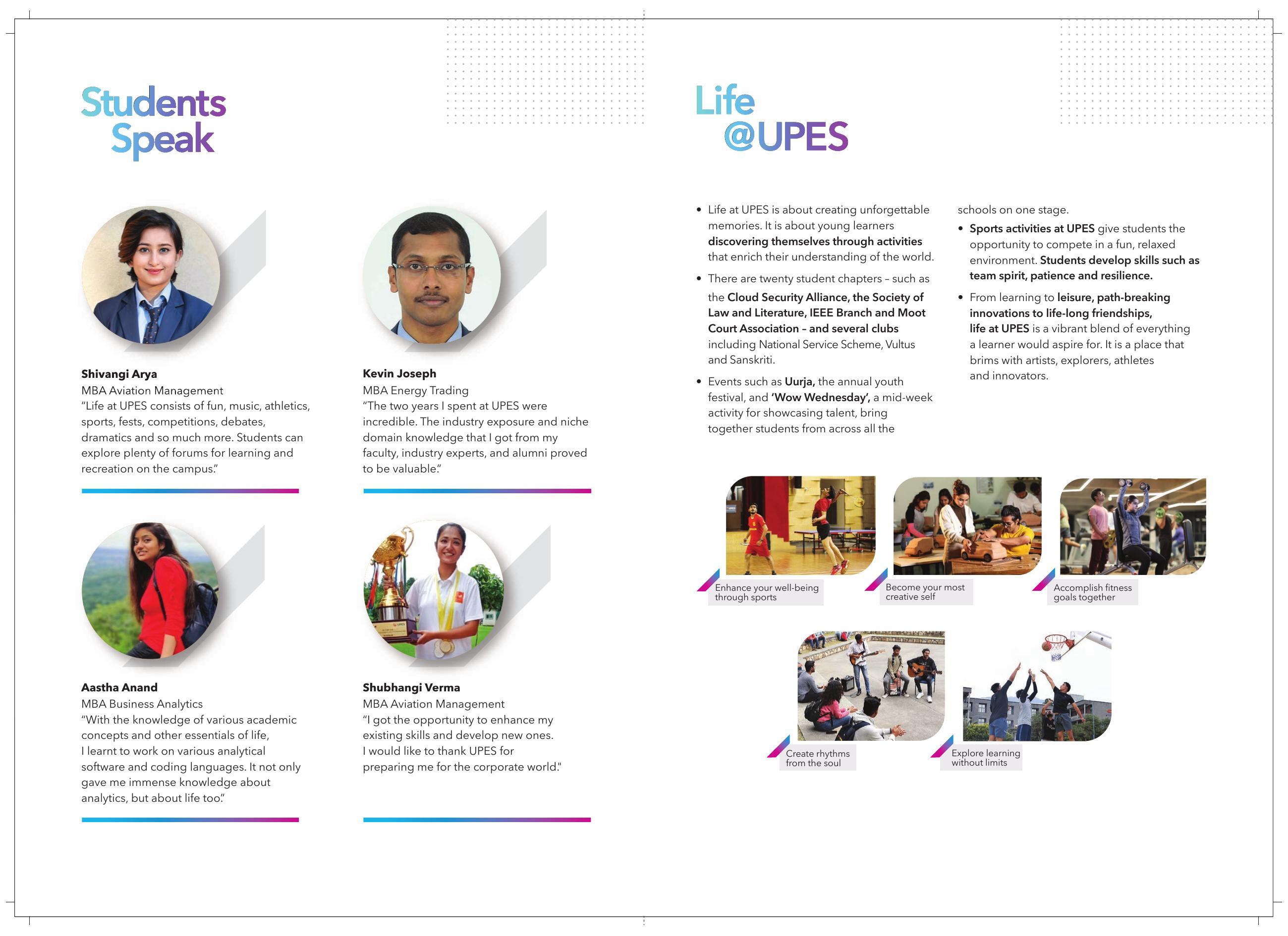 University of Petroleum and Energy Studies (UPES), Dehradun MBA Prospectus 2022 - Page 12