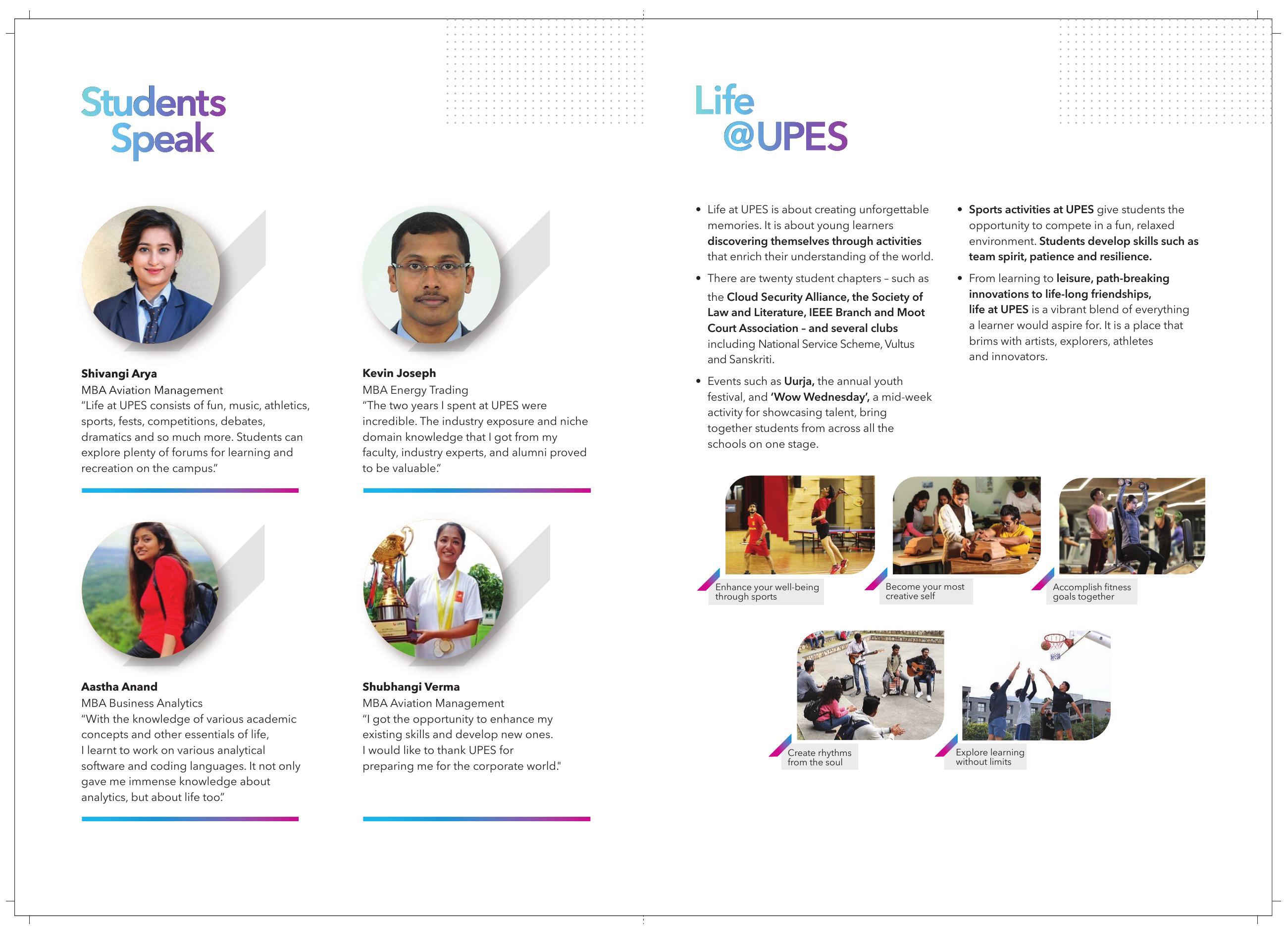 University of Petroleum and Energy Studies (UPES), Dehradun MBA Prospectus 2022 - Page 13