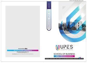 University of Petroleum and Energy Studies (UPES), Dehradun MBA Prospectus 2022
