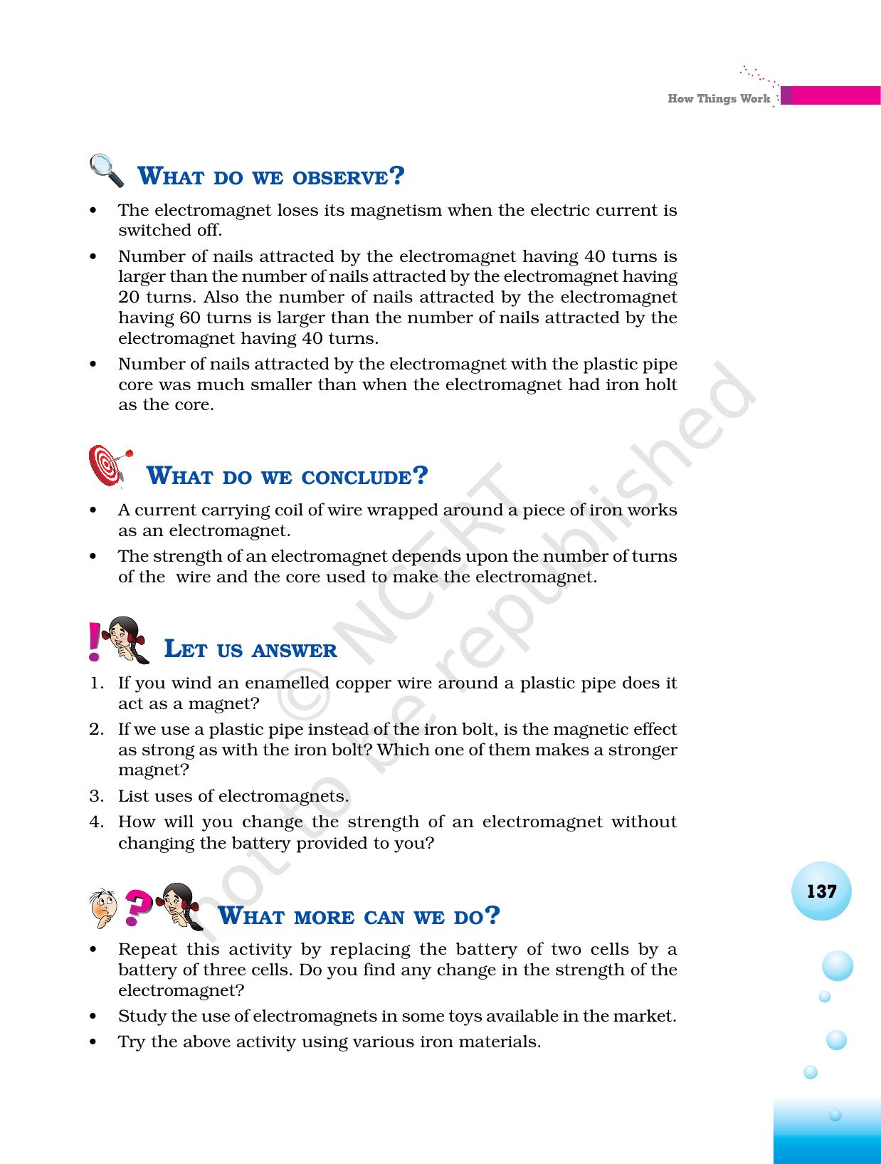 NCERT Laboratory Manuals for Class VI to VIII Science - Theme 5 How things work - Page 14