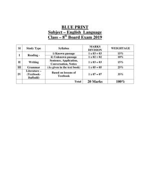 JAC Board Class 8th 2019 ENGLISH SET-1 Model Paper