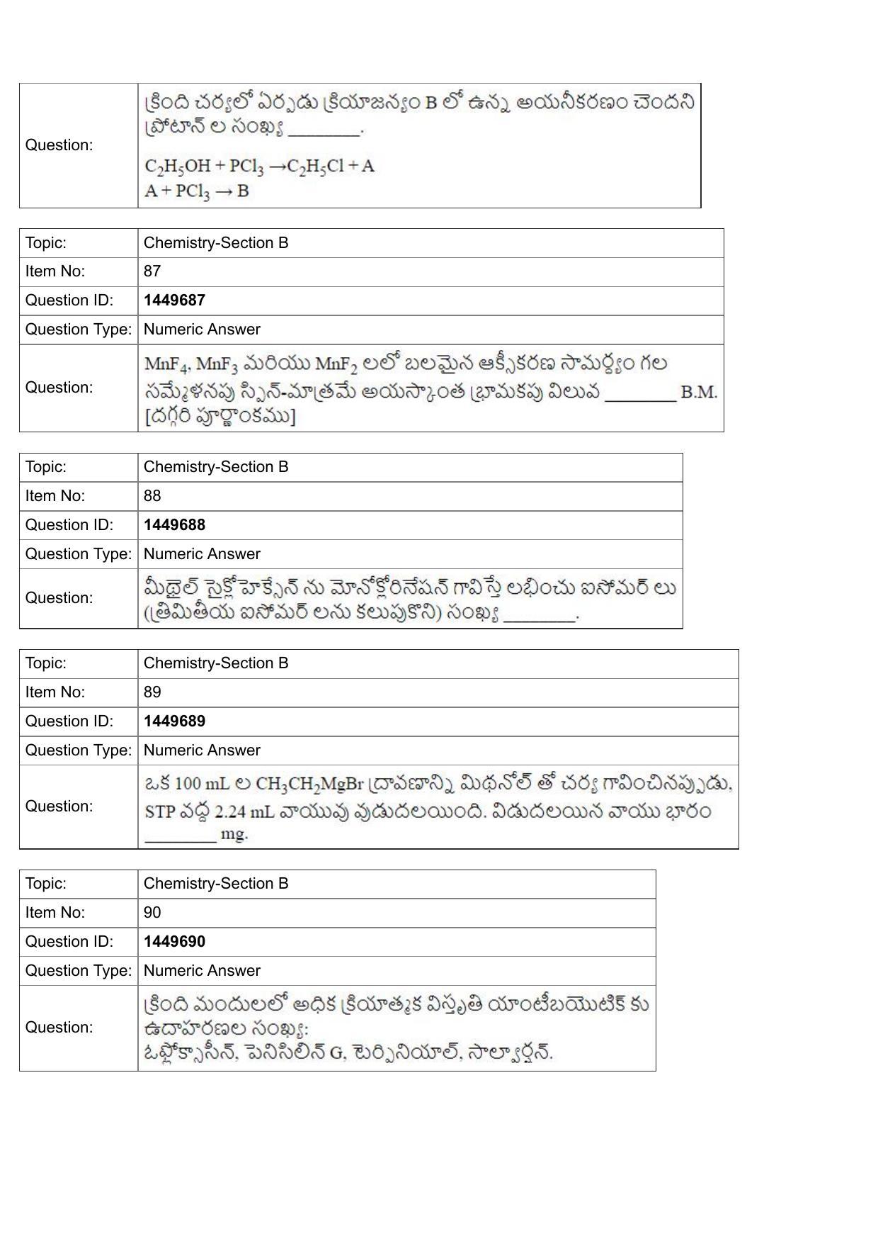 JEE Mains 2022: BTech Telugu (Shift 2) 26-07-2022 Question Paper - Page 31