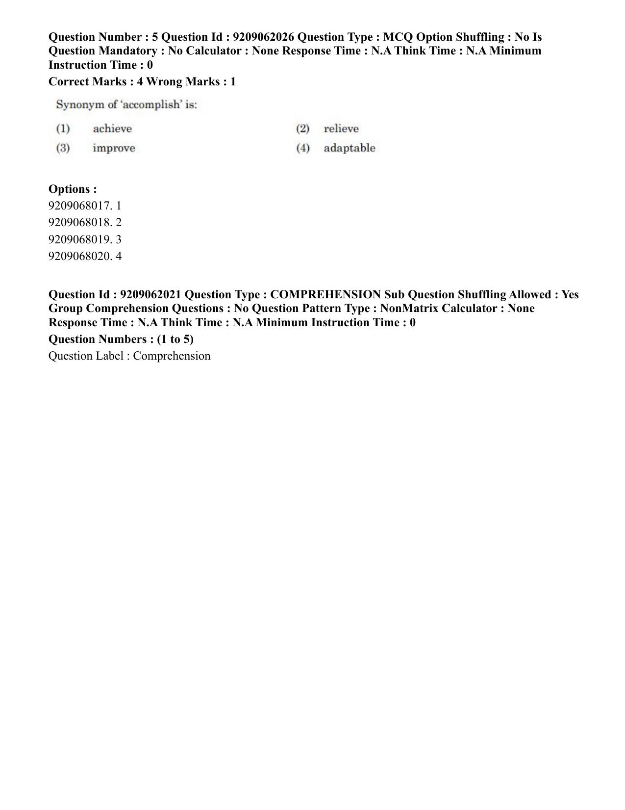 CUET PG 2023: ACQP18 – Sahitya (BHU) (Eng.)-Shift 2 (06-06-2023) Question Paper - Page 12