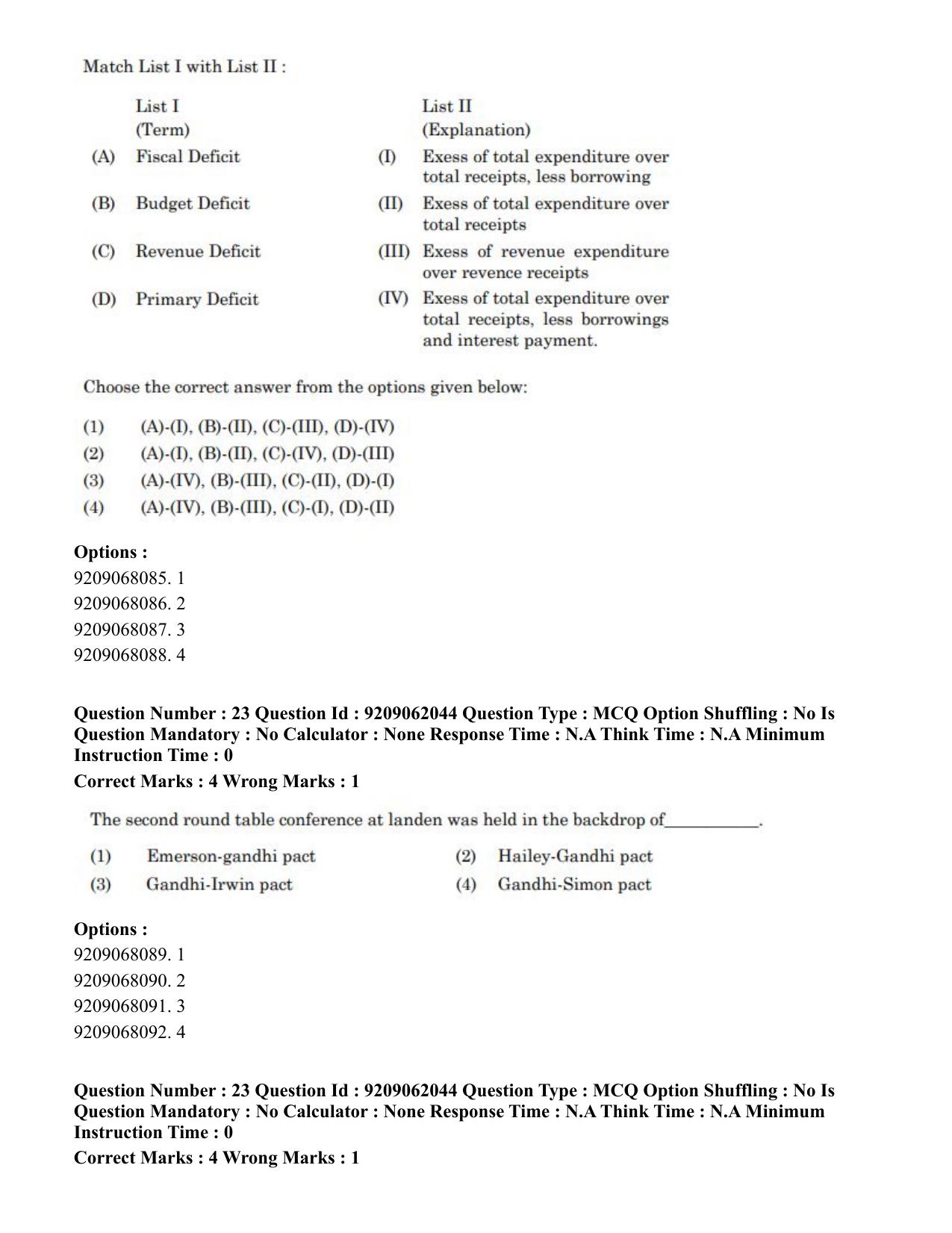 CUET PG 2023: ACQP18 – Sahitya (BHU) (Eng.)-Shift 2 (06-06-2023) Question Paper - Page 42