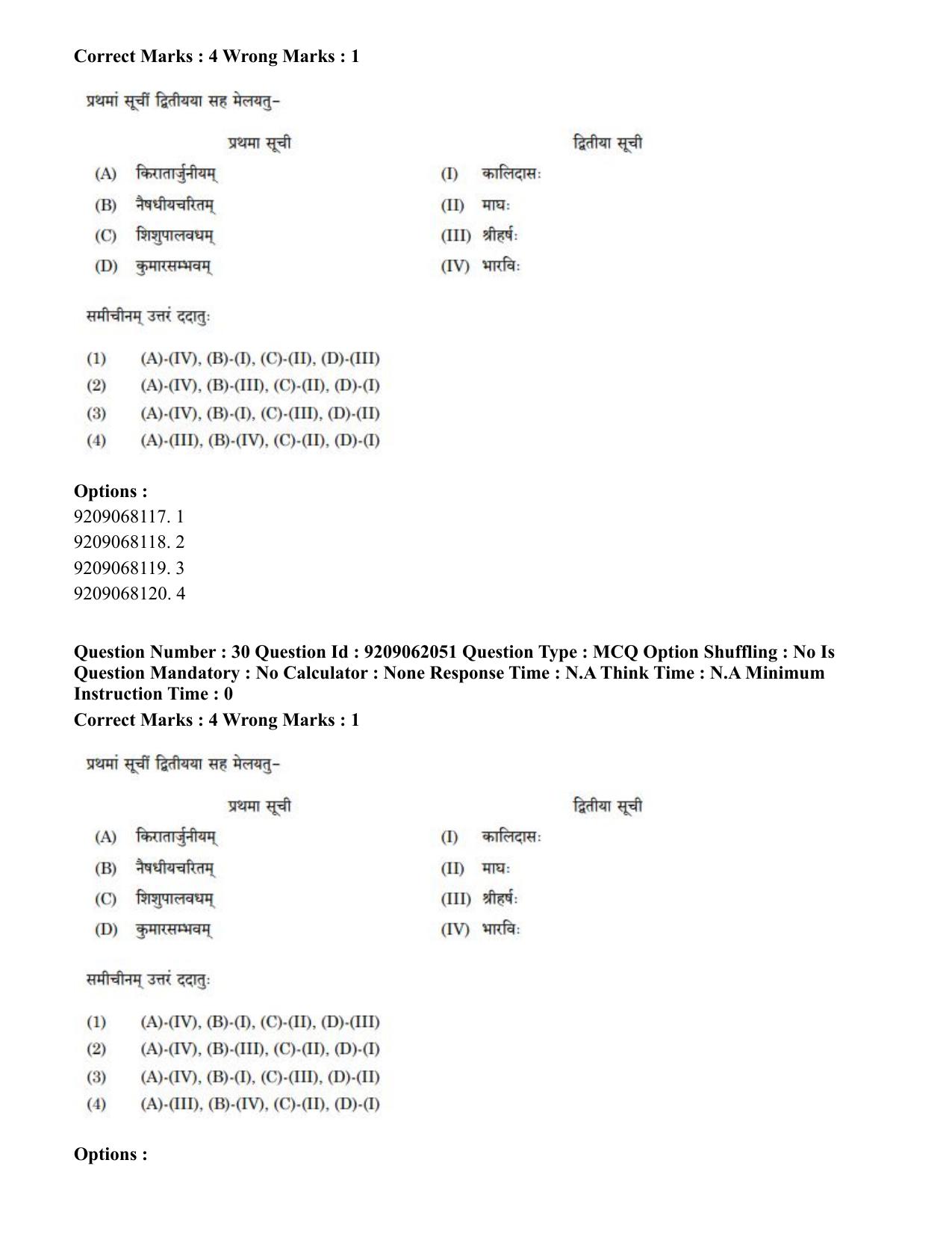 CUET PG 2023: ACQP18 – Sahitya (BHU) (Eng.)-Shift 2 (06-06-2023) Question Paper - Page 53