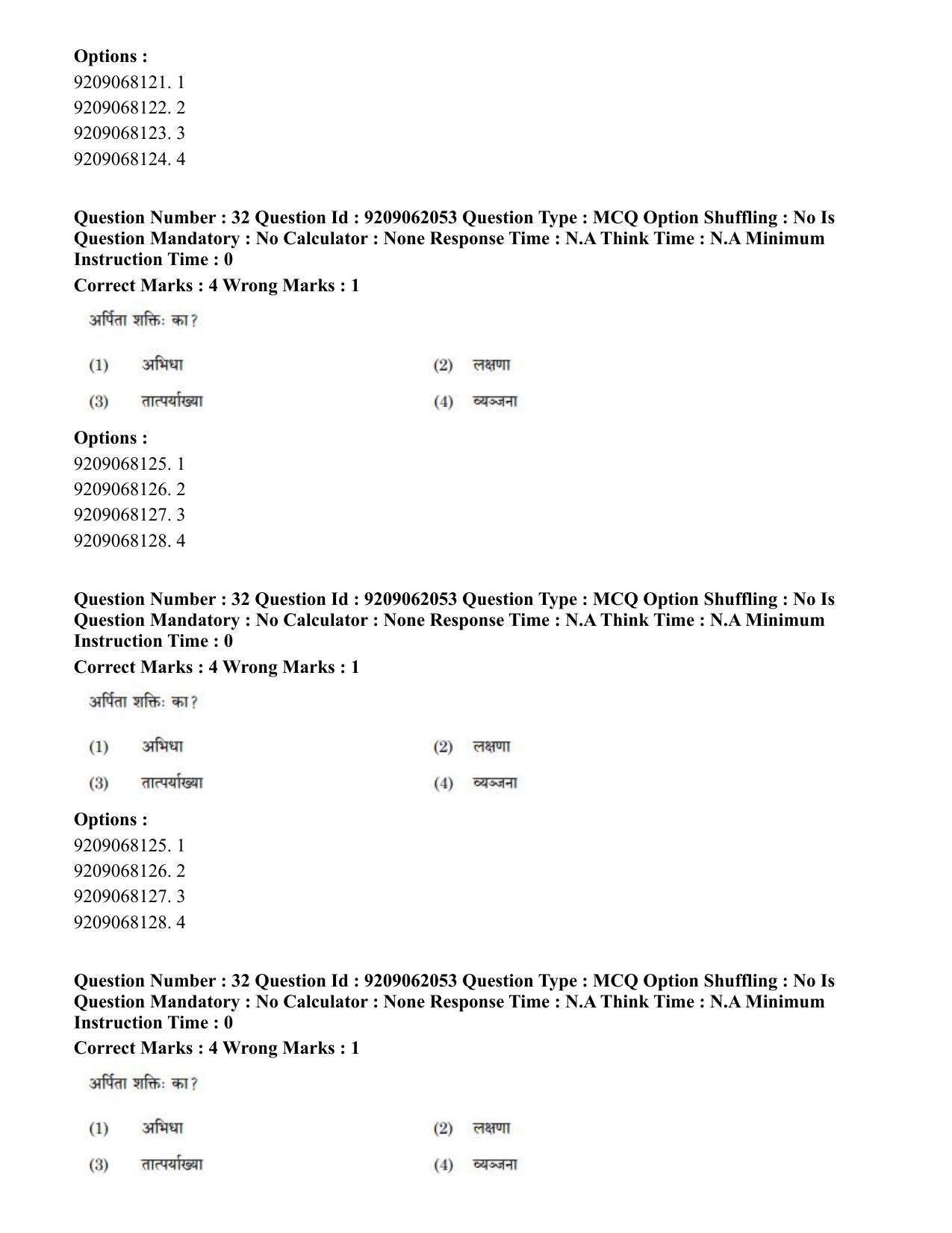 CUET PG 2023: ACQP18 – Sahitya (BHU) (Eng.)-Shift 2 (06-06-2023) Question Paper - Page 55