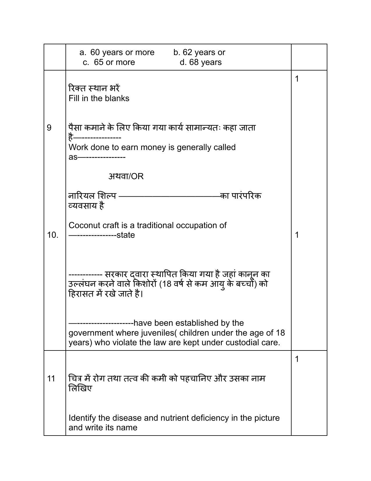 Edudel Class 12 Home Science Sample Question Paper - Page 5
