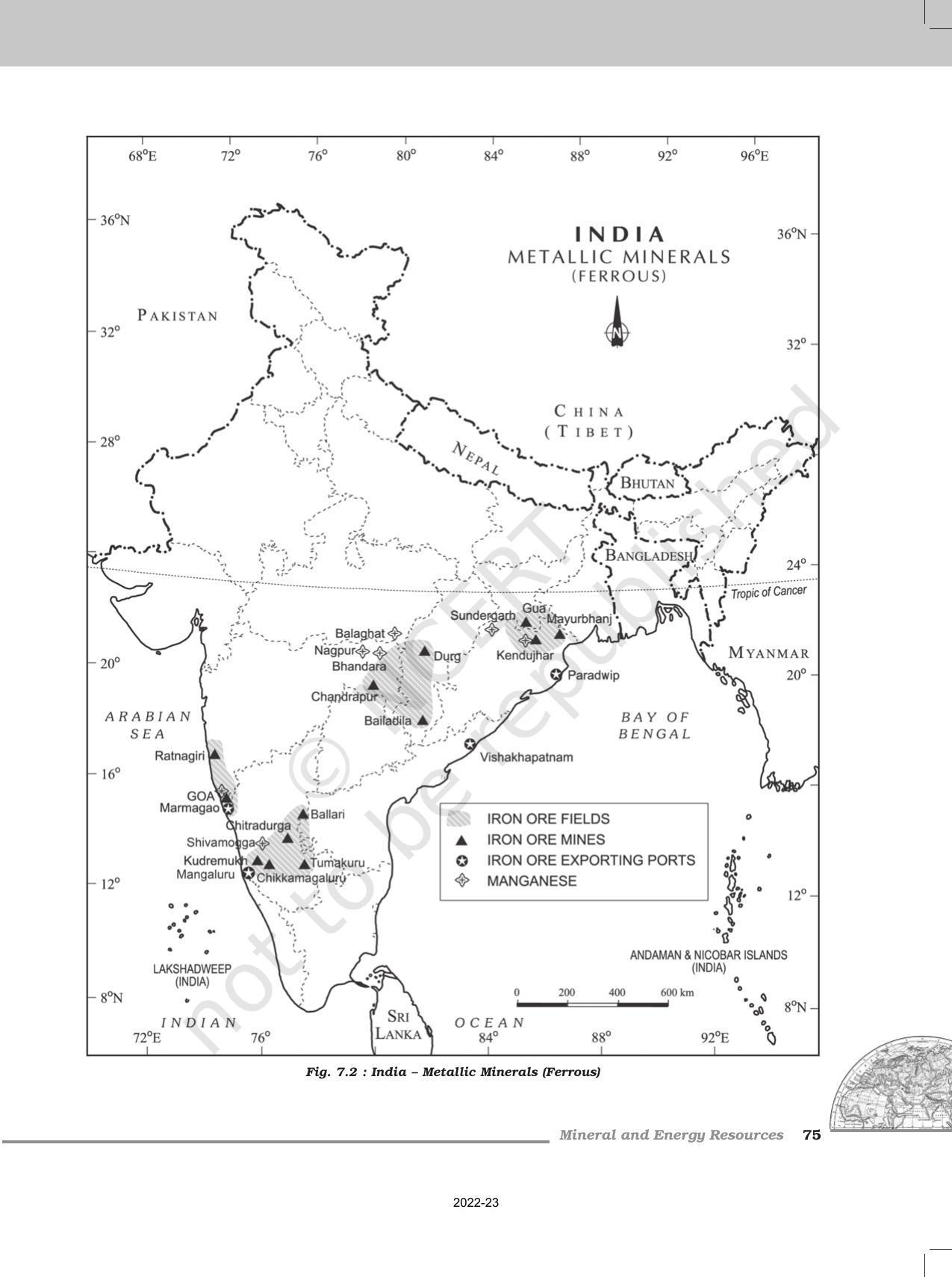 NCERT Book for Class 12 Geography (Part-II) Chapter 7 Mineral and Energy Resources - Page 4