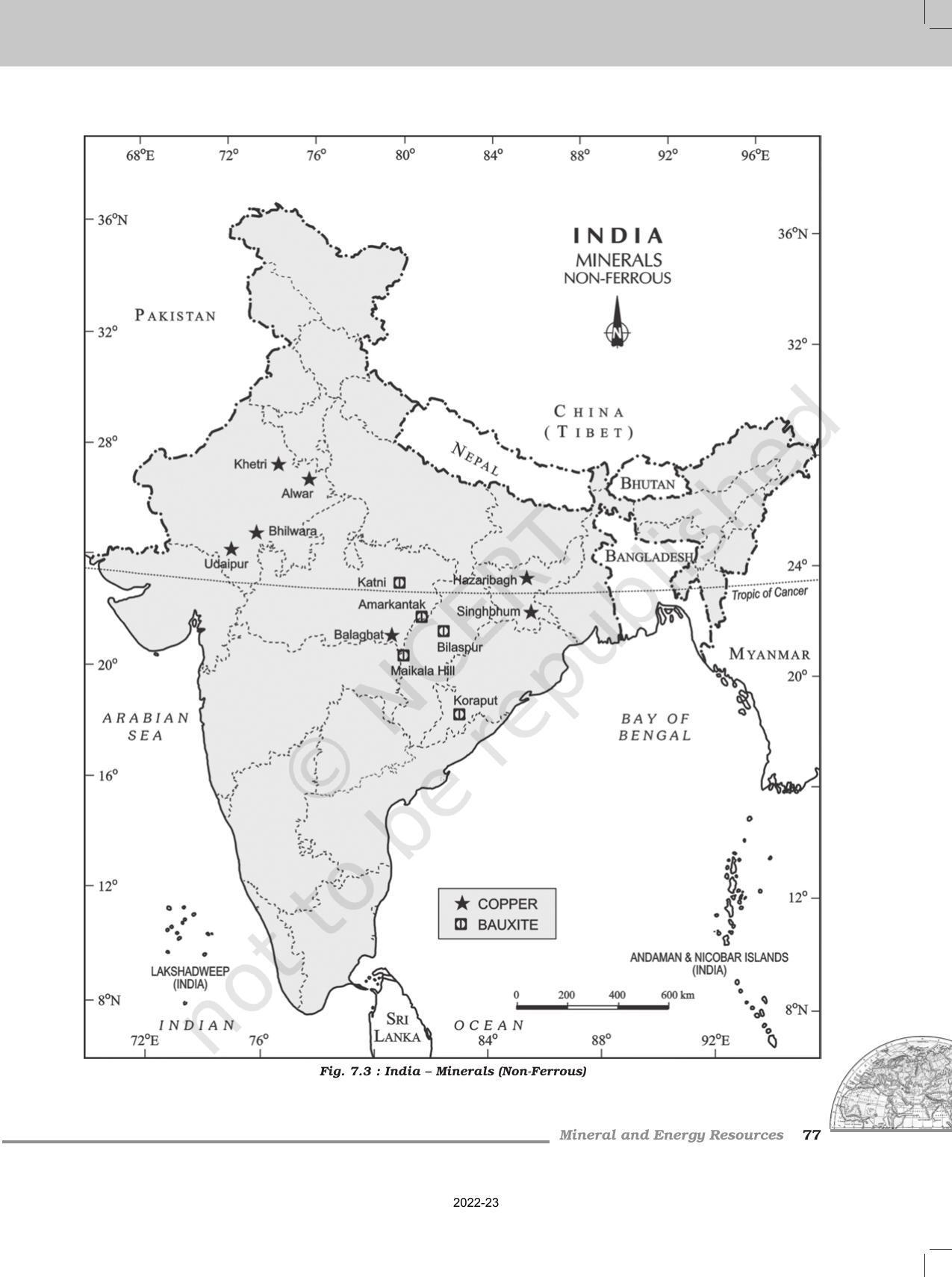 NCERT Book for Class 12 Geography (Part-II) Chapter 7 Mineral and Energy Resources - Page 6