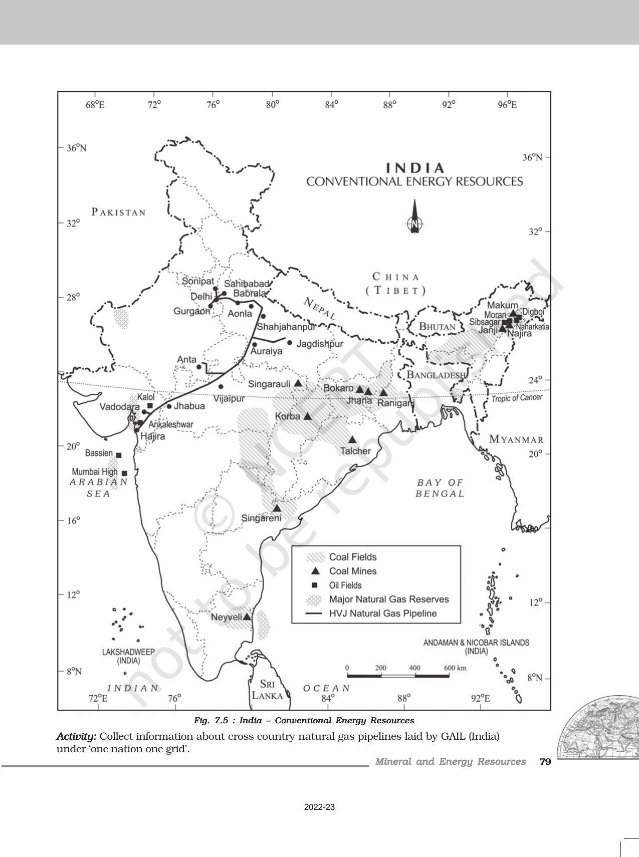 NCERT Book for Class 12 Geography (Part-II) Chapter 7 Mineral and Energy Resources - Page 8