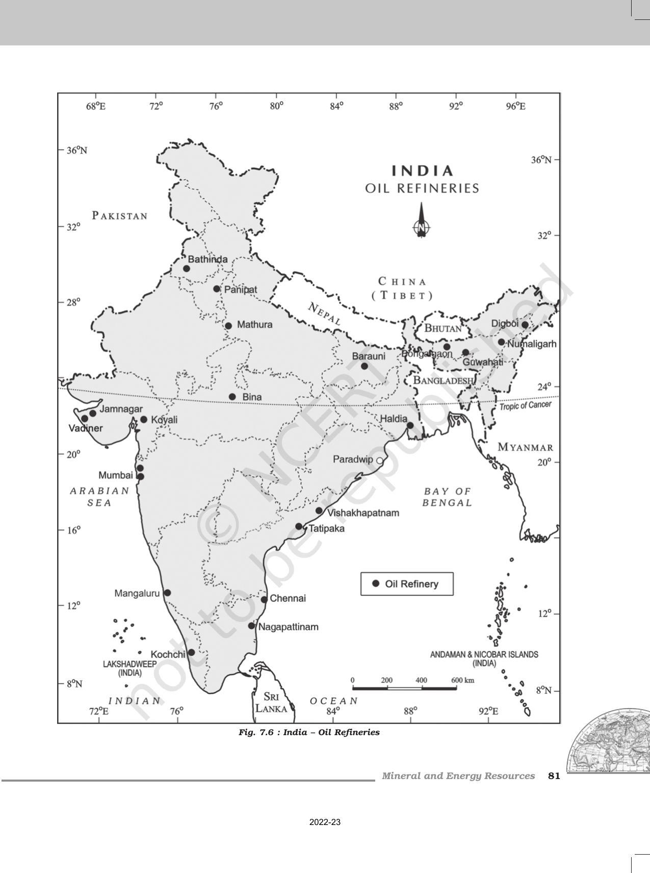 NCERT Book for Class 12 Geography (Part-II) Chapter 7 Mineral and Energy Resources - Page 10