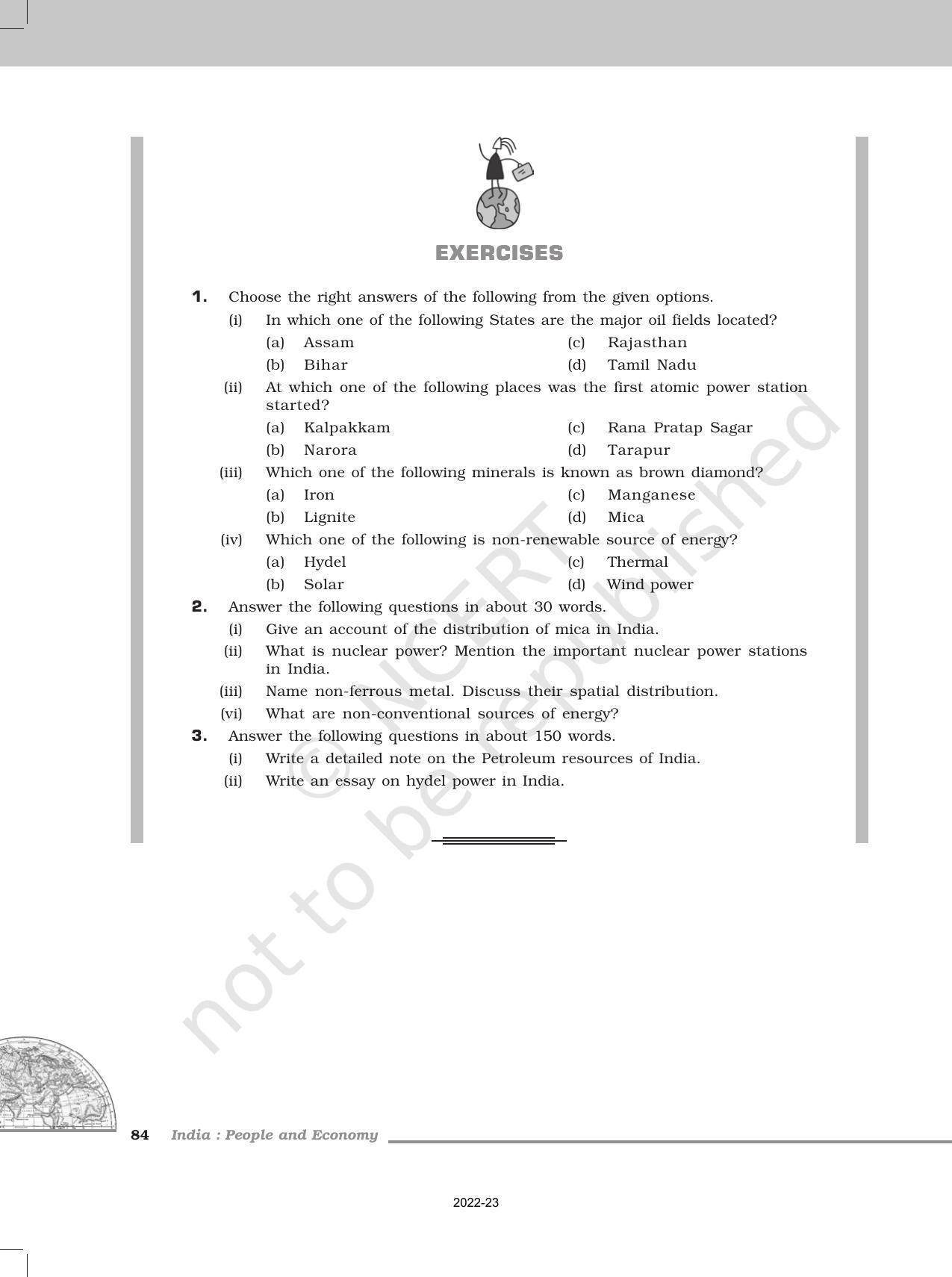 NCERT Book for Class 12 Geography (Part-II) Chapter 7 Mineral and Energy Resources - Page 13