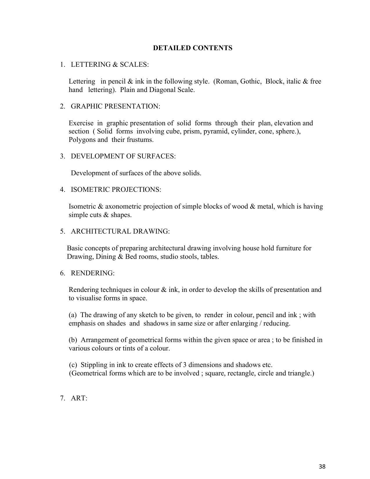 SYLLABUS FOR SEMESTER SYSTEM EFFECTIVE FROM (2021-2022) - ARCHITECTURAL_ASSISTANTSHIP - Page 42