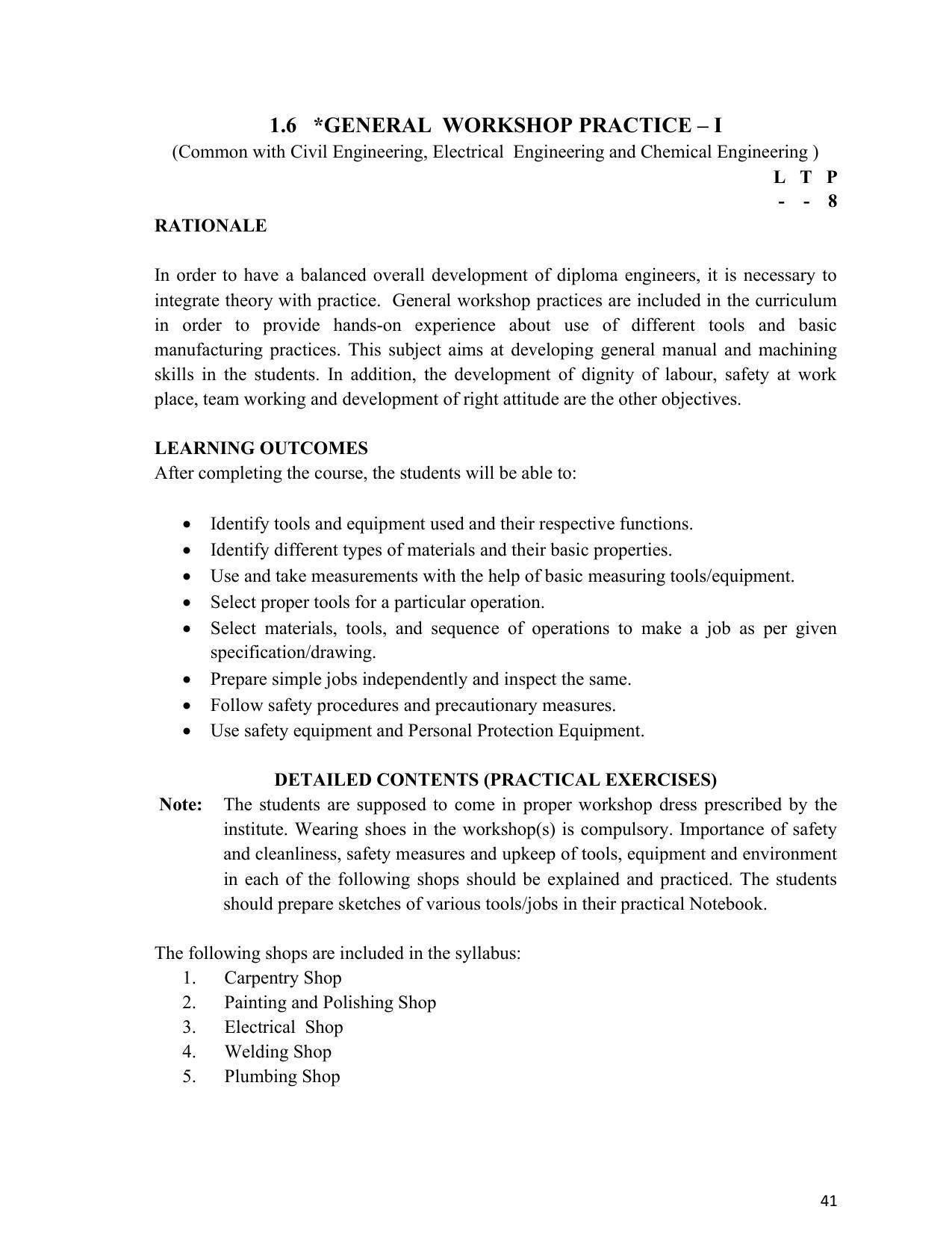 SYLLABUS FOR SEMESTER SYSTEM EFFECTIVE FROM (2021-2022) - ARCHITECTURAL_ASSISTANTSHIP - Page 45
