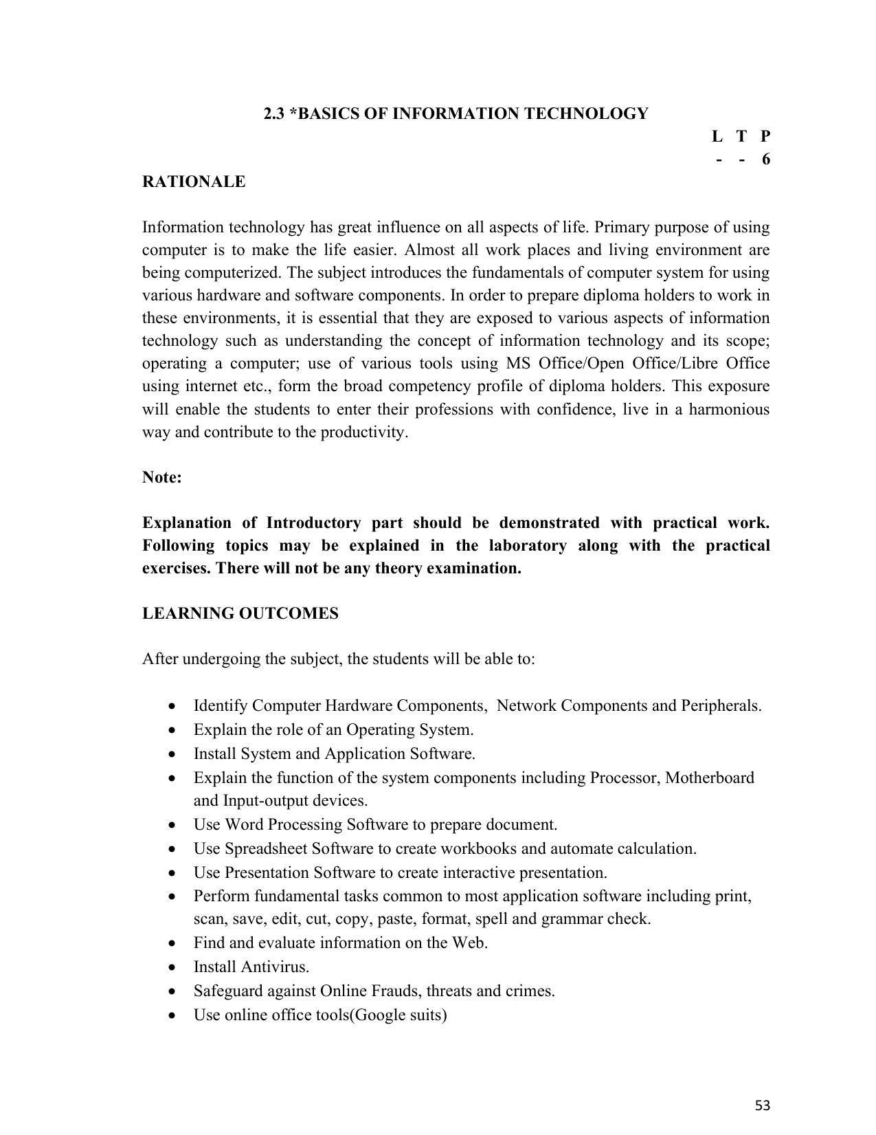 SYLLABUS FOR SEMESTER SYSTEM EFFECTIVE FROM (2021-2022) - ARCHITECTURAL_ASSISTANTSHIP - Page 57