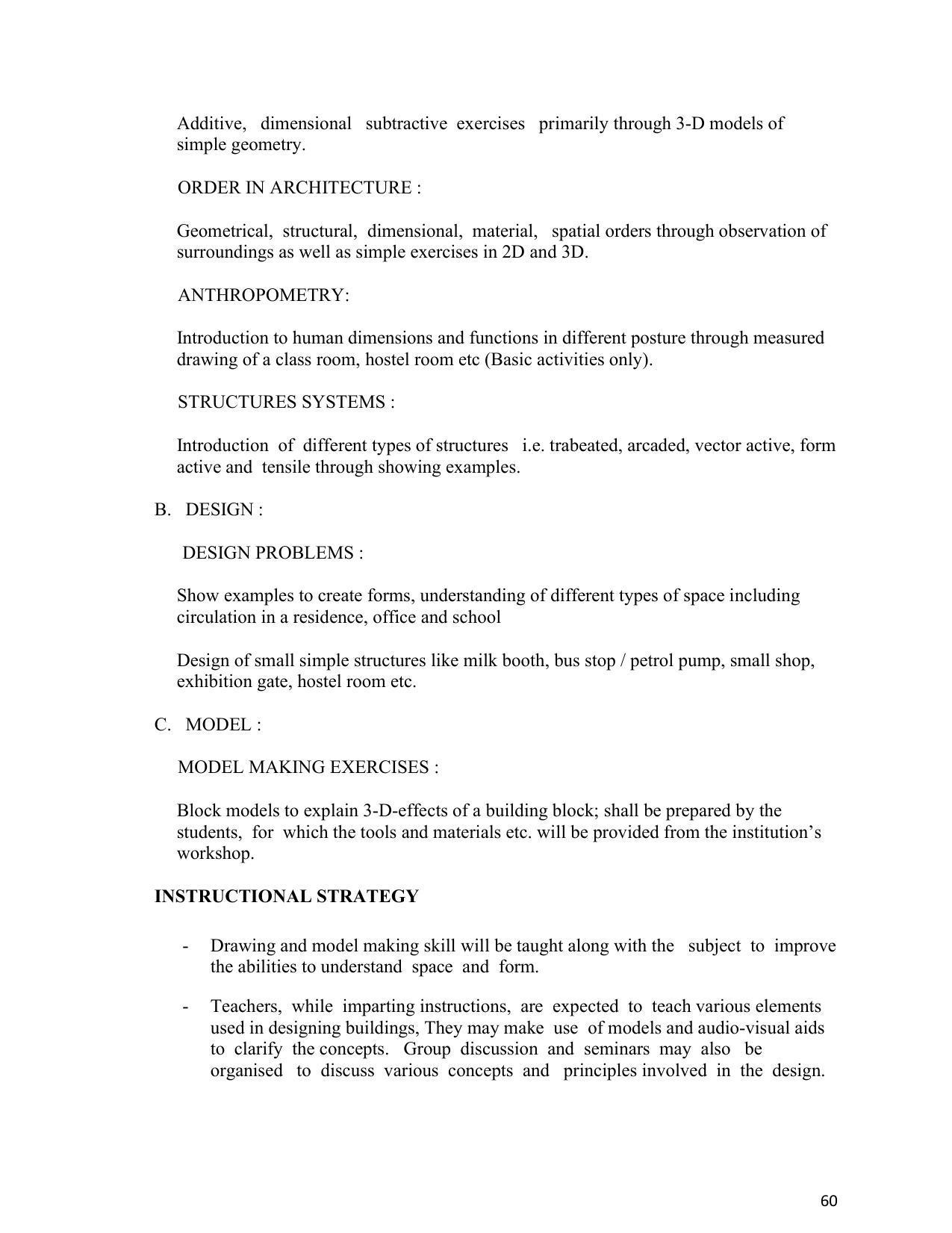 SYLLABUS FOR SEMESTER SYSTEM EFFECTIVE FROM (2021-2022) - ARCHITECTURAL_ASSISTANTSHIP - Page 64