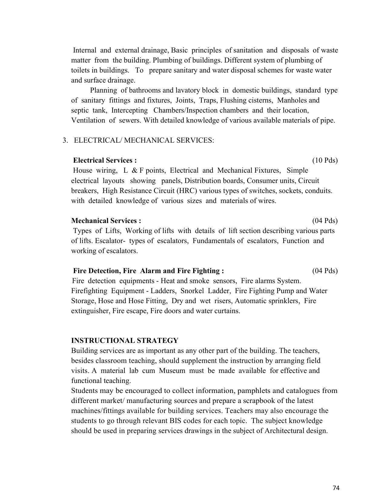 SYLLABUS FOR SEMESTER SYSTEM EFFECTIVE FROM (2021-2022) - ARCHITECTURAL_ASSISTANTSHIP - Page 78