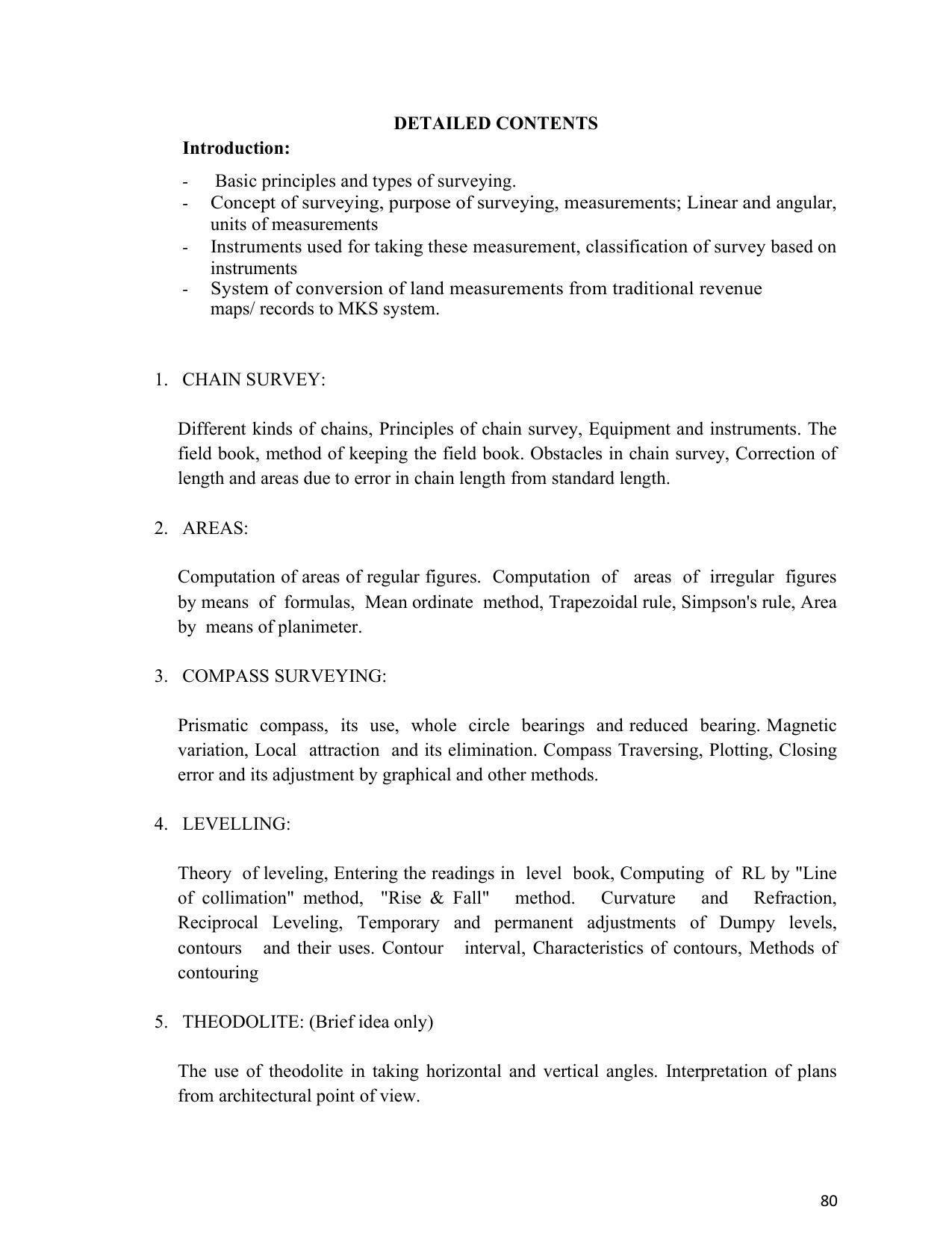 SYLLABUS FOR SEMESTER SYSTEM EFFECTIVE FROM (2021-2022) - ARCHITECTURAL_ASSISTANTSHIP - Page 84