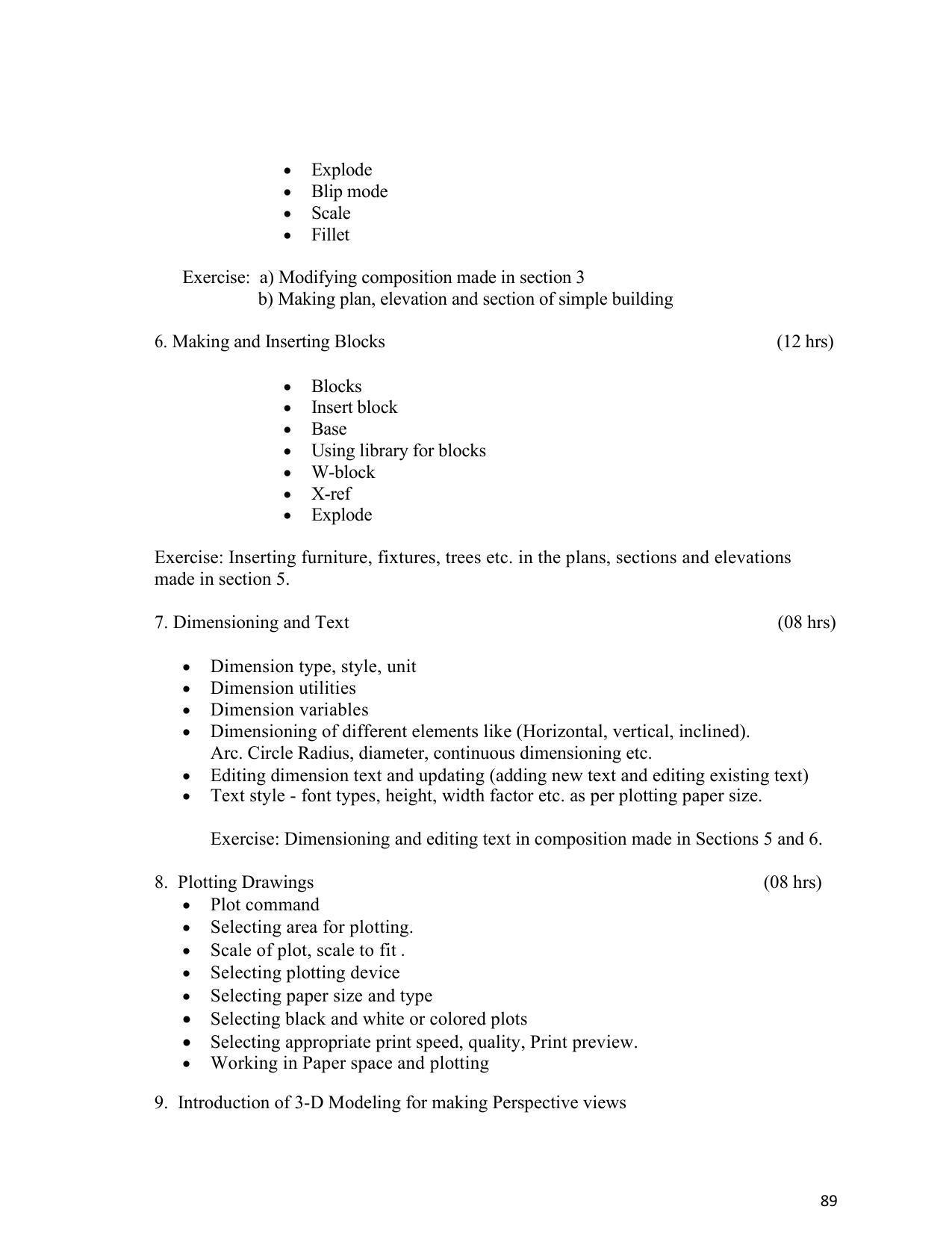 SYLLABUS FOR SEMESTER SYSTEM EFFECTIVE FROM (2021-2022) - ARCHITECTURAL_ASSISTANTSHIP - Page 93