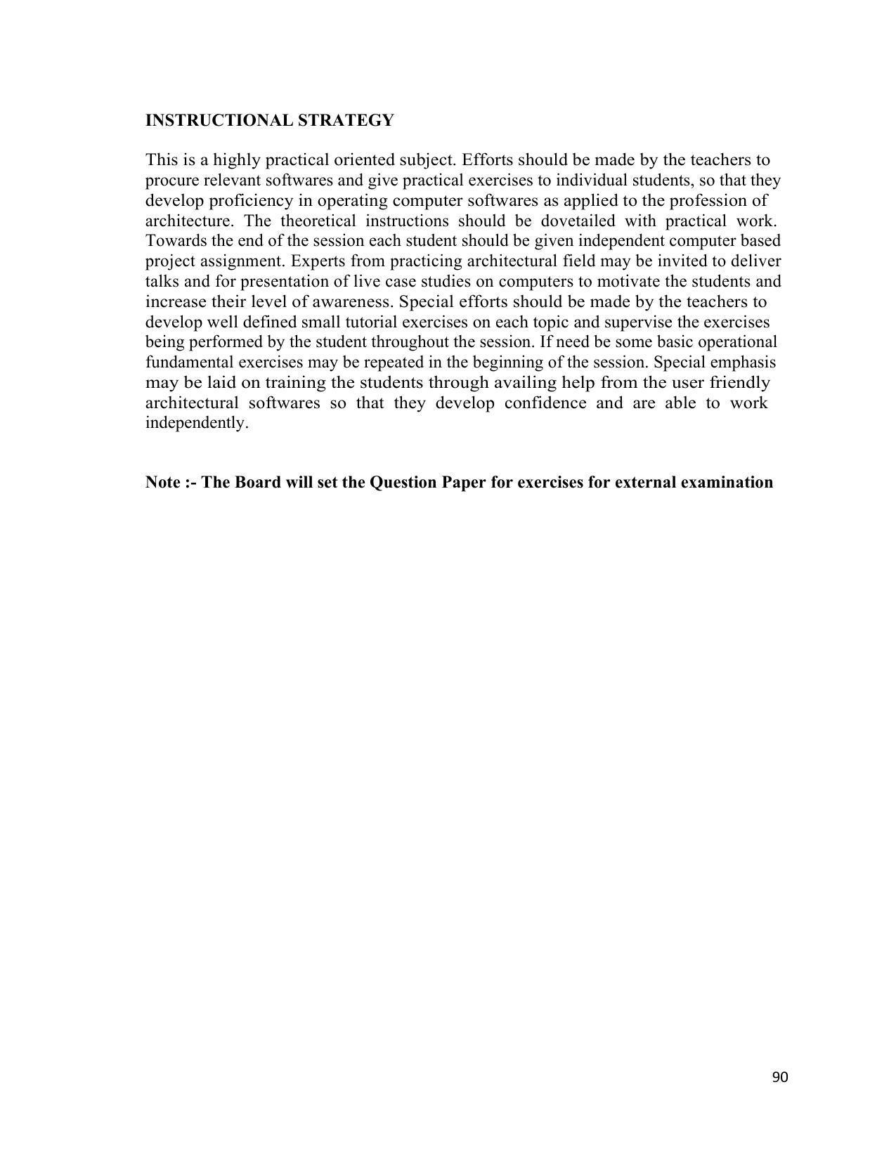 SYLLABUS FOR SEMESTER SYSTEM EFFECTIVE FROM (2021-2022) - ARCHITECTURAL_ASSISTANTSHIP - Page 94