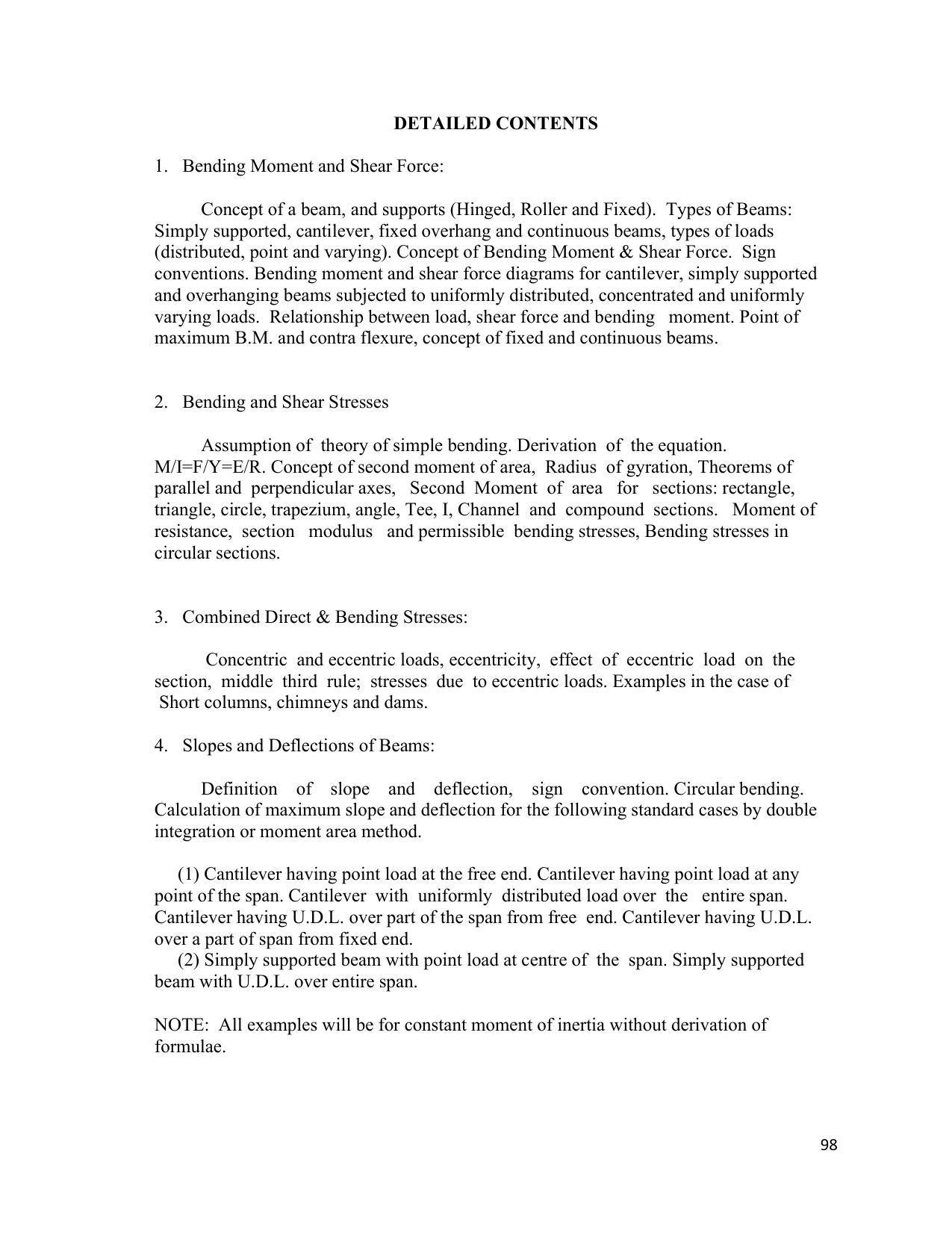 SYLLABUS FOR SEMESTER SYSTEM EFFECTIVE FROM (2021-2022) - ARCHITECTURAL_ASSISTANTSHIP - Page 102