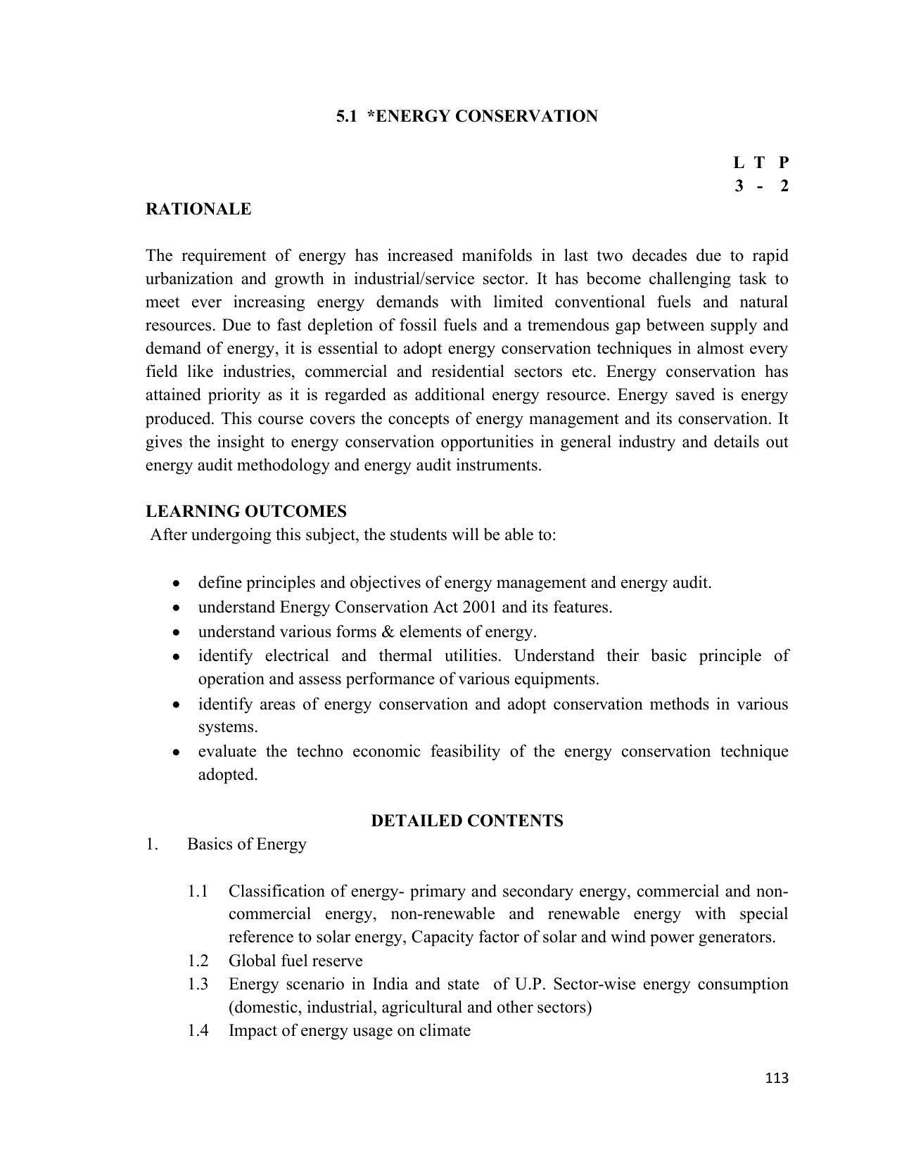 SYLLABUS FOR SEMESTER SYSTEM EFFECTIVE FROM (2021-2022) - ARCHITECTURAL_ASSISTANTSHIP - Page 117