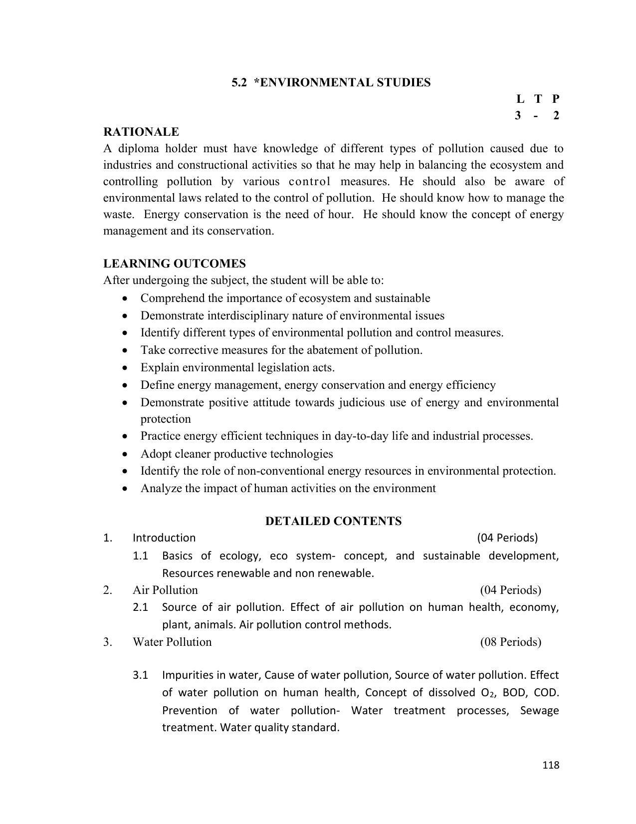 SYLLABUS FOR SEMESTER SYSTEM EFFECTIVE FROM (2021-2022) - ARCHITECTURAL_ASSISTANTSHIP - Page 122