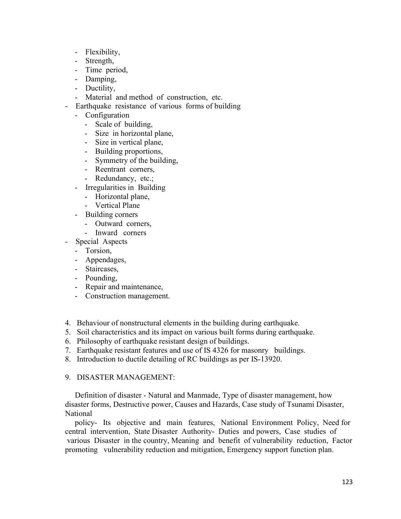 SYLLABUS FOR SEMESTER SYSTEM EFFECTIVE FROM (2021-2022) - ARCHITECTURAL_ASSISTANTSHIP - Page 127