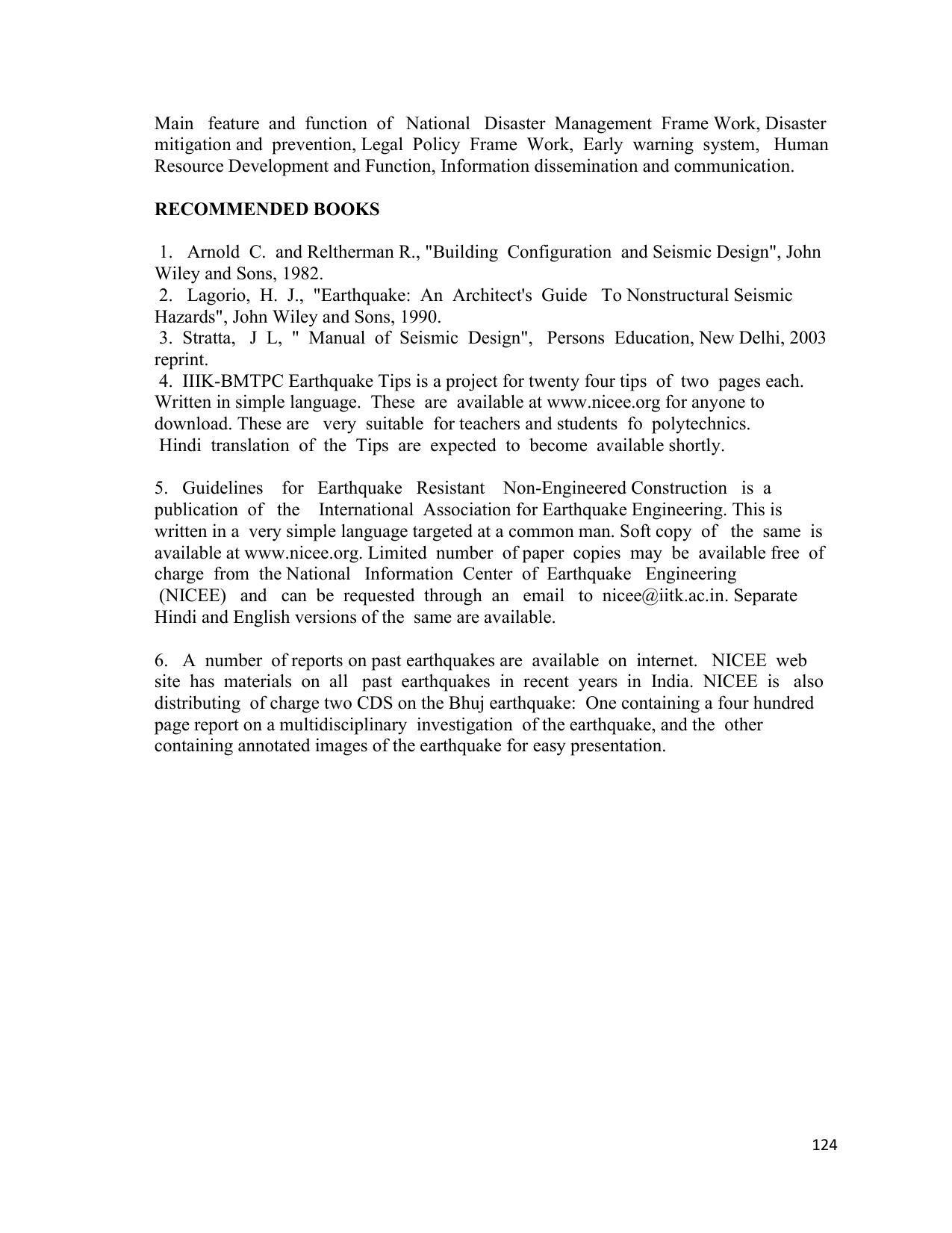 SYLLABUS FOR SEMESTER SYSTEM EFFECTIVE FROM (2021-2022) - ARCHITECTURAL_ASSISTANTSHIP - Page 128