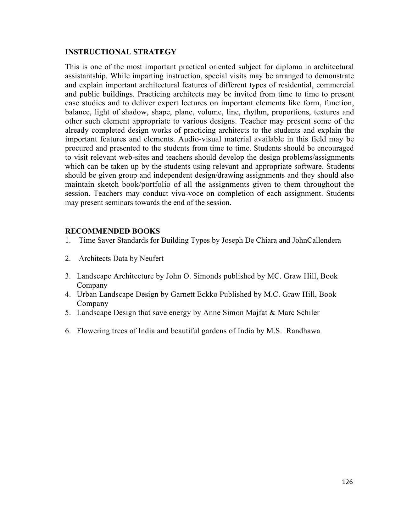 SYLLABUS FOR SEMESTER SYSTEM EFFECTIVE FROM (2021-2022) - ARCHITECTURAL_ASSISTANTSHIP - Page 130