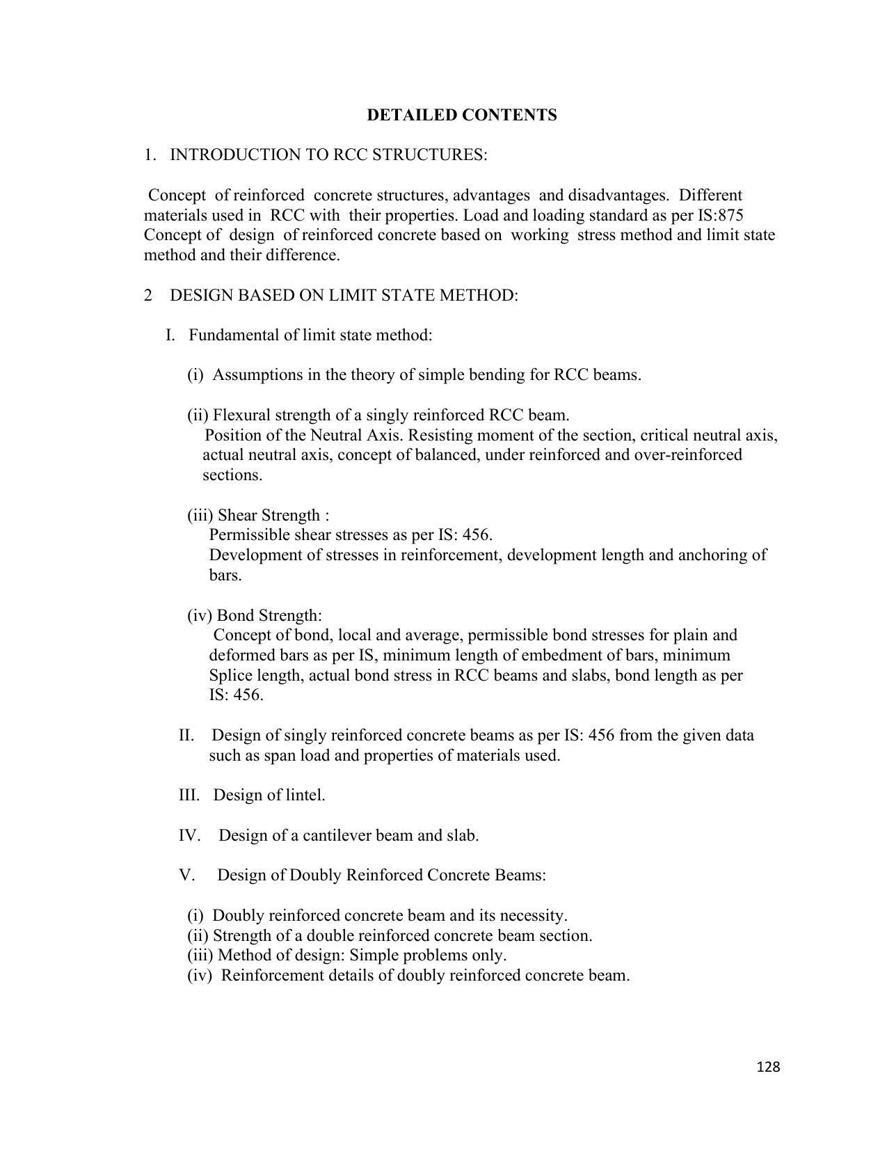 SYLLABUS FOR SEMESTER SYSTEM EFFECTIVE FROM (2021-2022) - ARCHITECTURAL_ASSISTANTSHIP - Page 132