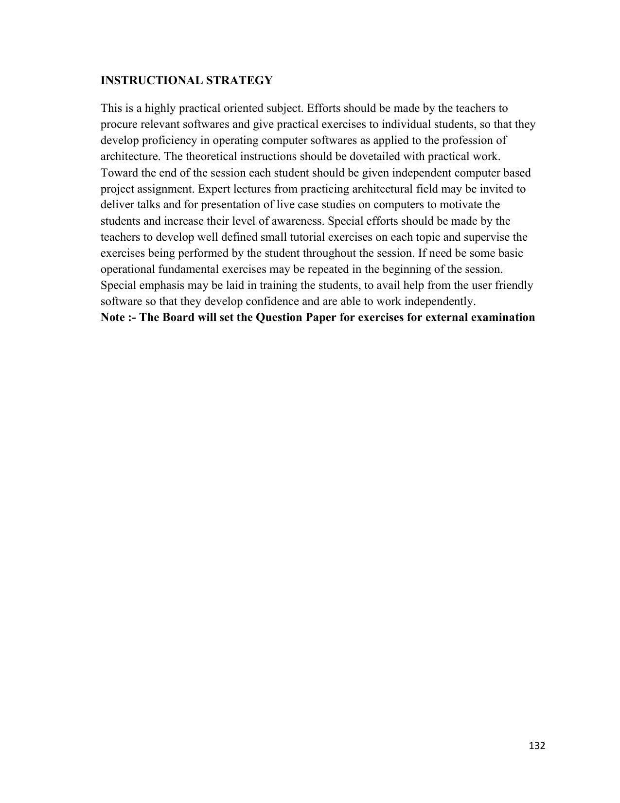 SYLLABUS FOR SEMESTER SYSTEM EFFECTIVE FROM (2021-2022) - ARCHITECTURAL_ASSISTANTSHIP - Page 136