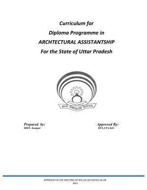 SYLLABUS FOR SEMESTER SYSTEM EFFECTIVE FROM (2021-2022) - ARCHITECTURAL_ASSISTANTSHIP