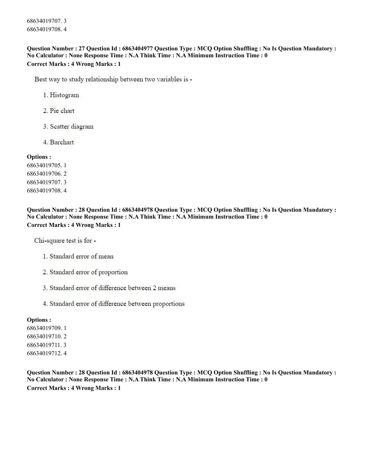 CUET PG 2023: COQP19 – Public Health (Eng.) - Shift 1 (5-06-2023) Question Paper - Page 29