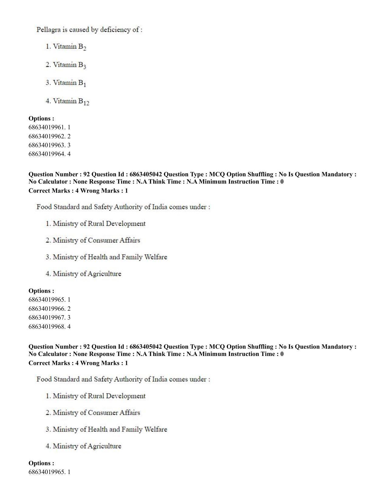 CUET PG 2023: COQP19 – Public Health (Eng.) - Shift 1 (5-06-2023) Question Paper - Page 88