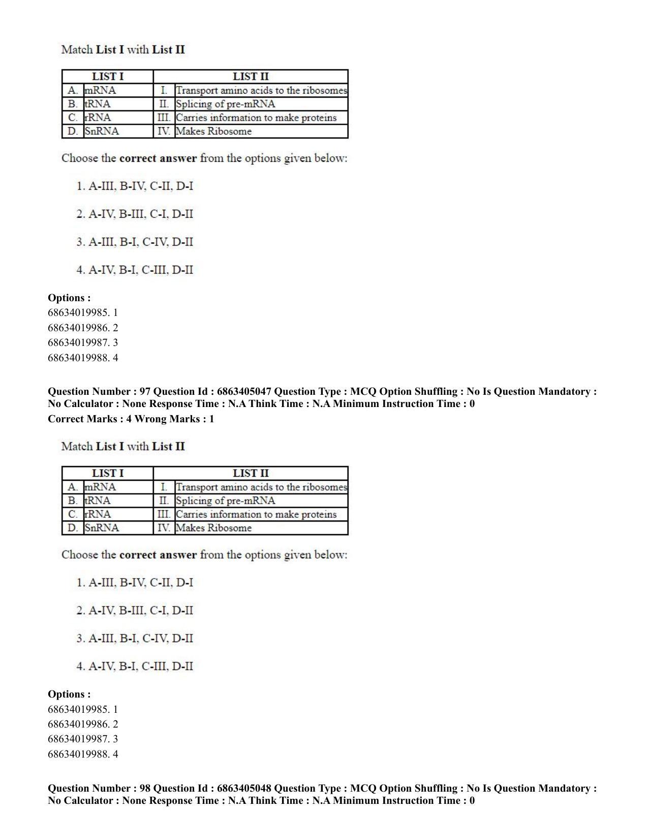 CUET PG 2023: COQP19 – Public Health (Eng.) - Shift 1 (5-06-2023) Question Paper - Page 93
