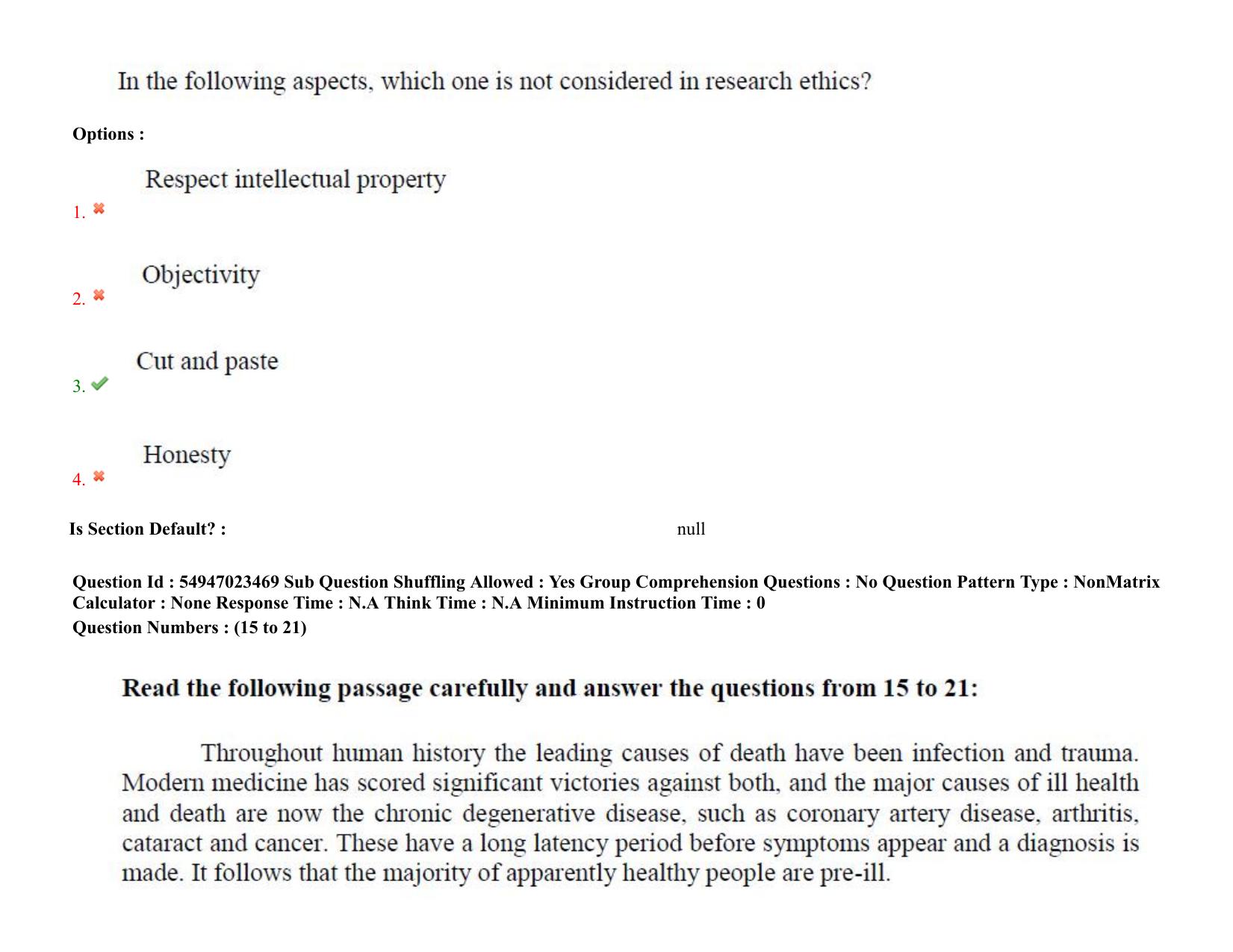 AP RCET 2022: Metallurgical Engineering -  17/10/2022 (Monday) Session-I Question Paper With keys - Page 11