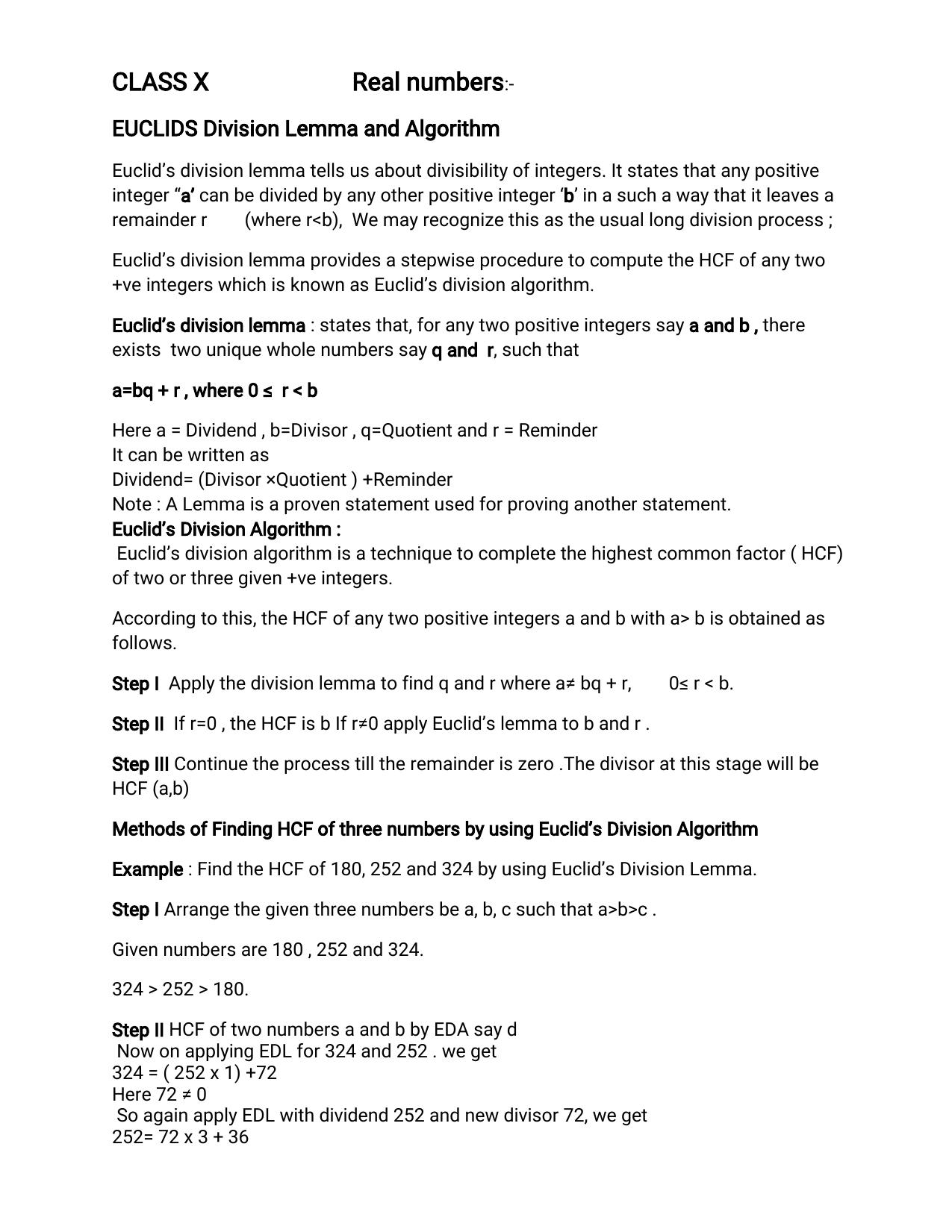 JKBOSE Class 10 Maths: Chapter 1st REAL NUMBERS Question Bank - Page 1