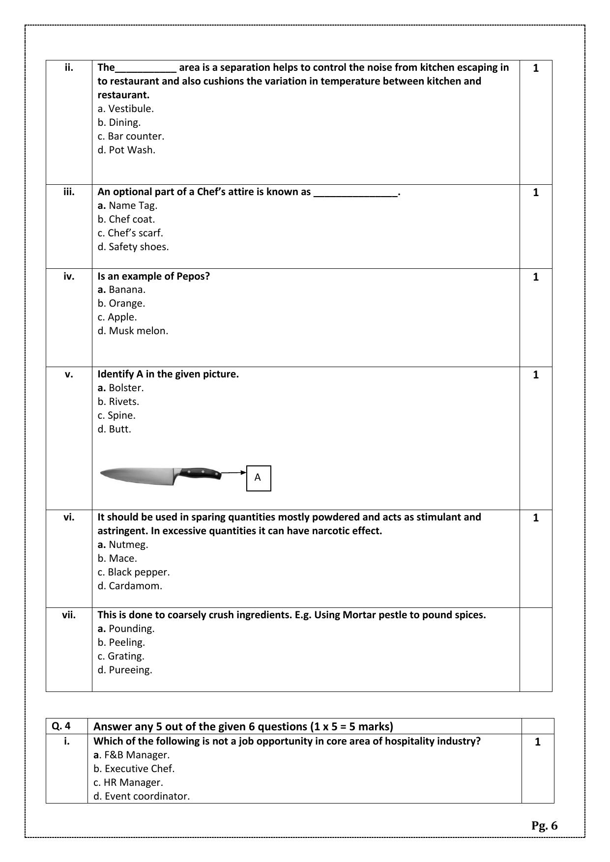 CBSE Class 11: Food Production 2024 Sample Paper - Page 6