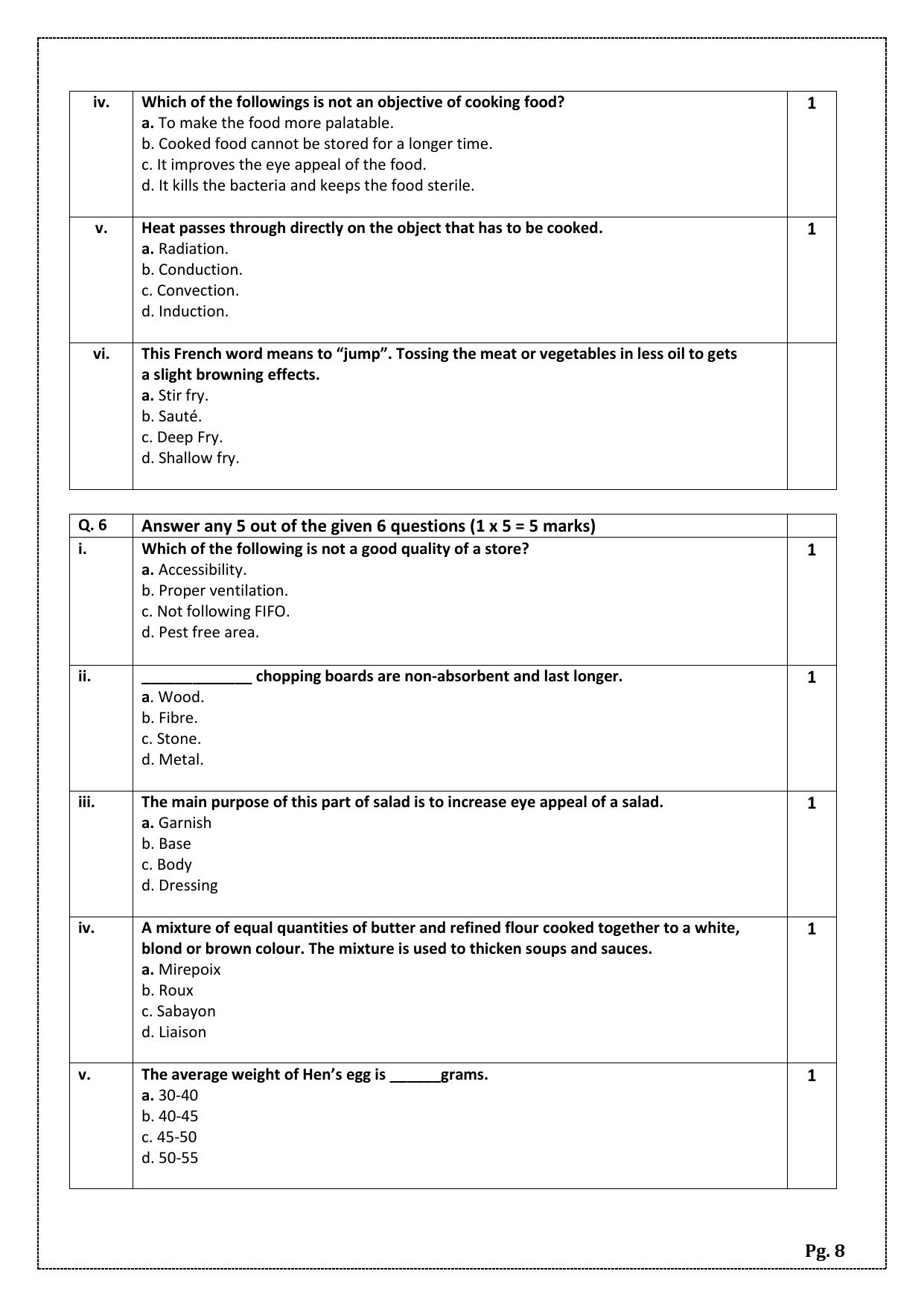 CBSE Class 11: Food Production 2024 Sample Paper - Page 8
