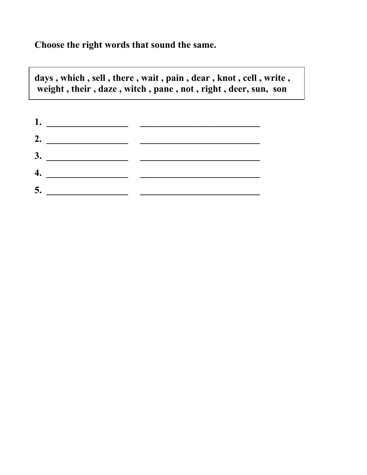 Worksheet for Class 2 English Assignment 79 Course Book - Page 8